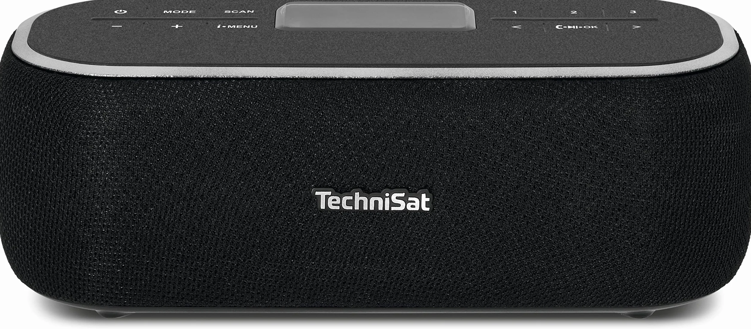TechniSat DIGITRADIO BT 1 Przenośny głośnik Bluetooth z radiem cyfrowym DAB+ (UKF, zegar, budzik, zapis ulubionych stacji, tryb głośnomówiący, AUX-in, przyciski wyboru, akumulator, 6 W), czarny