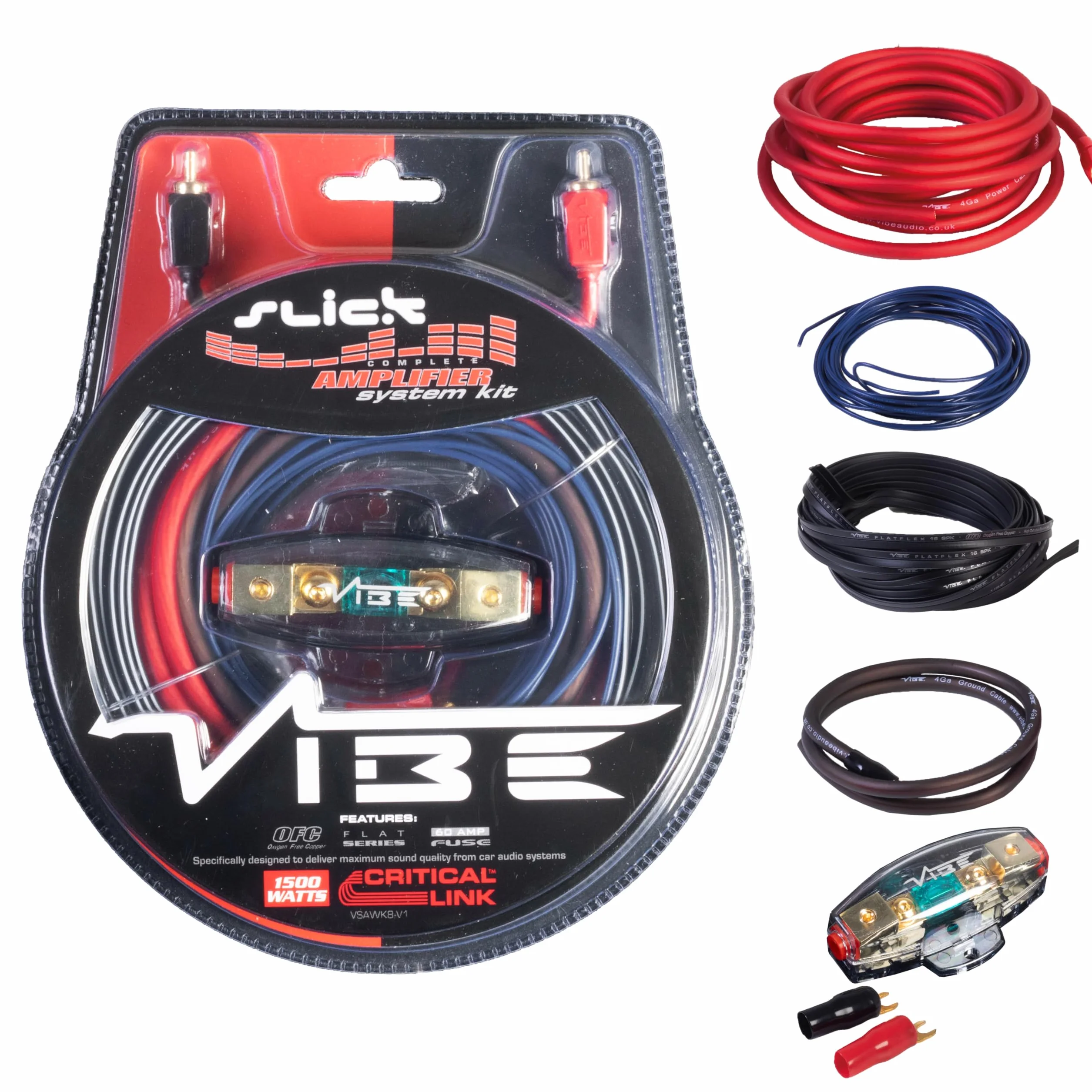 VIBE Audio Slick system okablowania samochodowego 1500 W