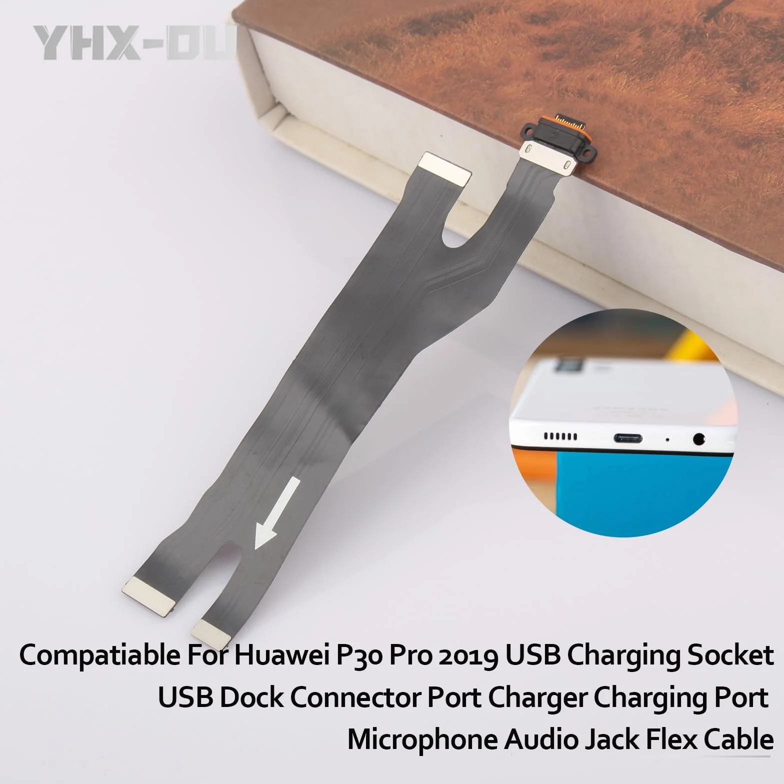 6.47'' dla Huawei P30 PRO 2019 USB Type C Złącze Dock Port Ładowania Ładowarka Port USB C + Narzędzie Instalacyjne