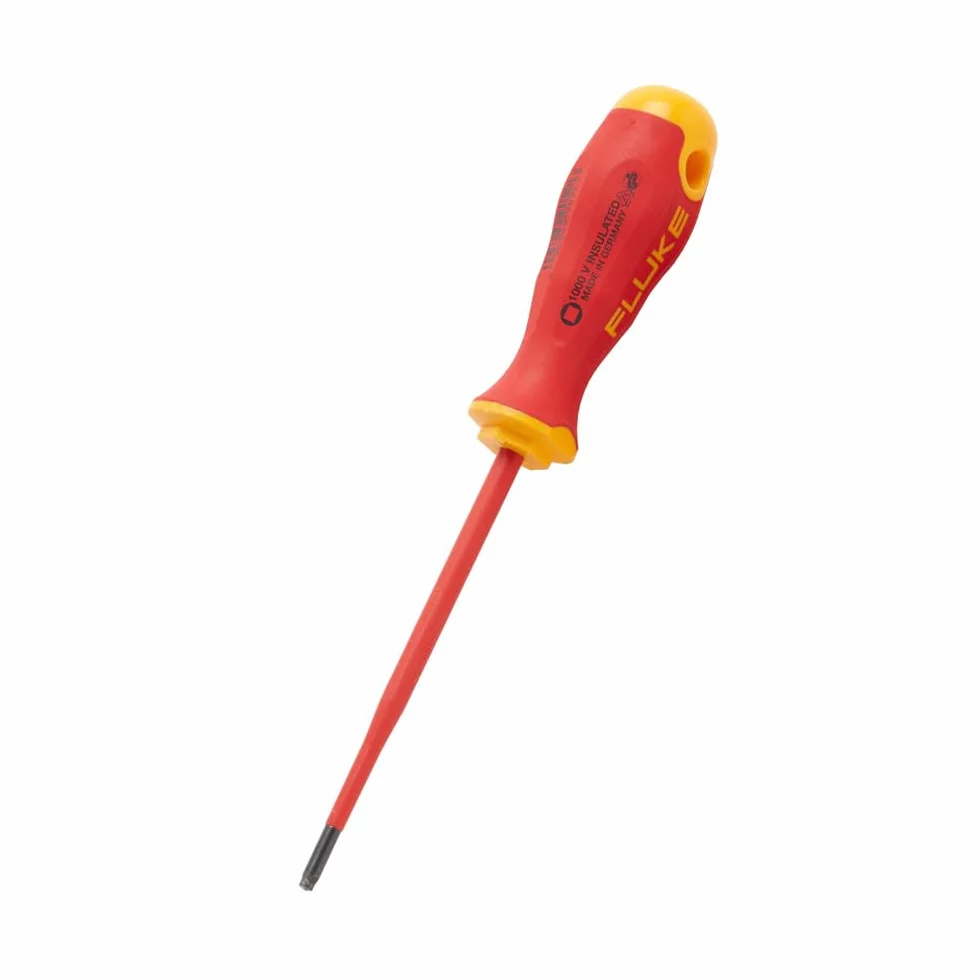 Fluke izolowany kwadratowy śrubokręt #2, 5 cali, 125 mm, 1000 V, ISQS2