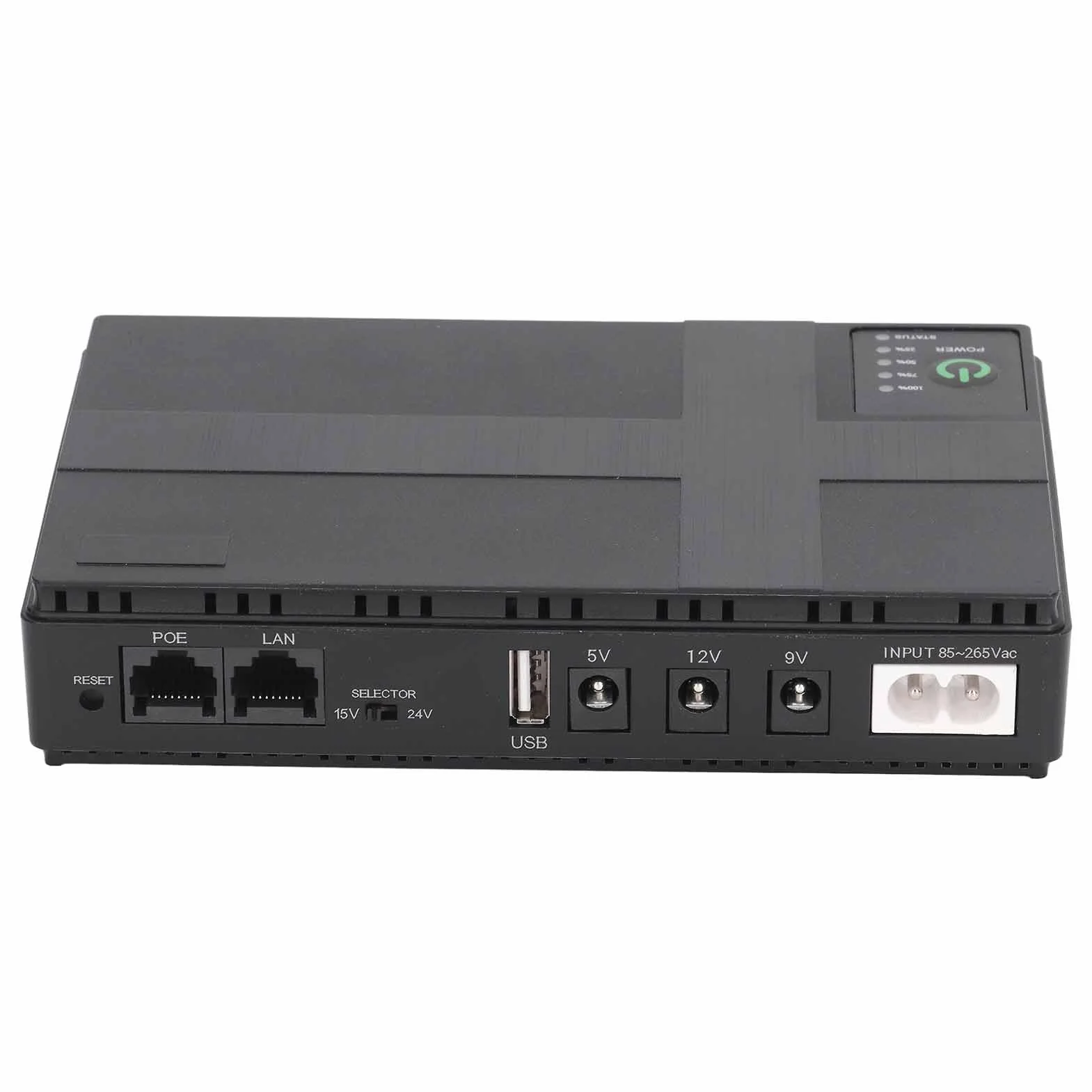 Zasilacz Awaryjny 10400mAh UPS 5V 9V 12V 2A POE 15V 24V 1A do Routera Modemu Kamery