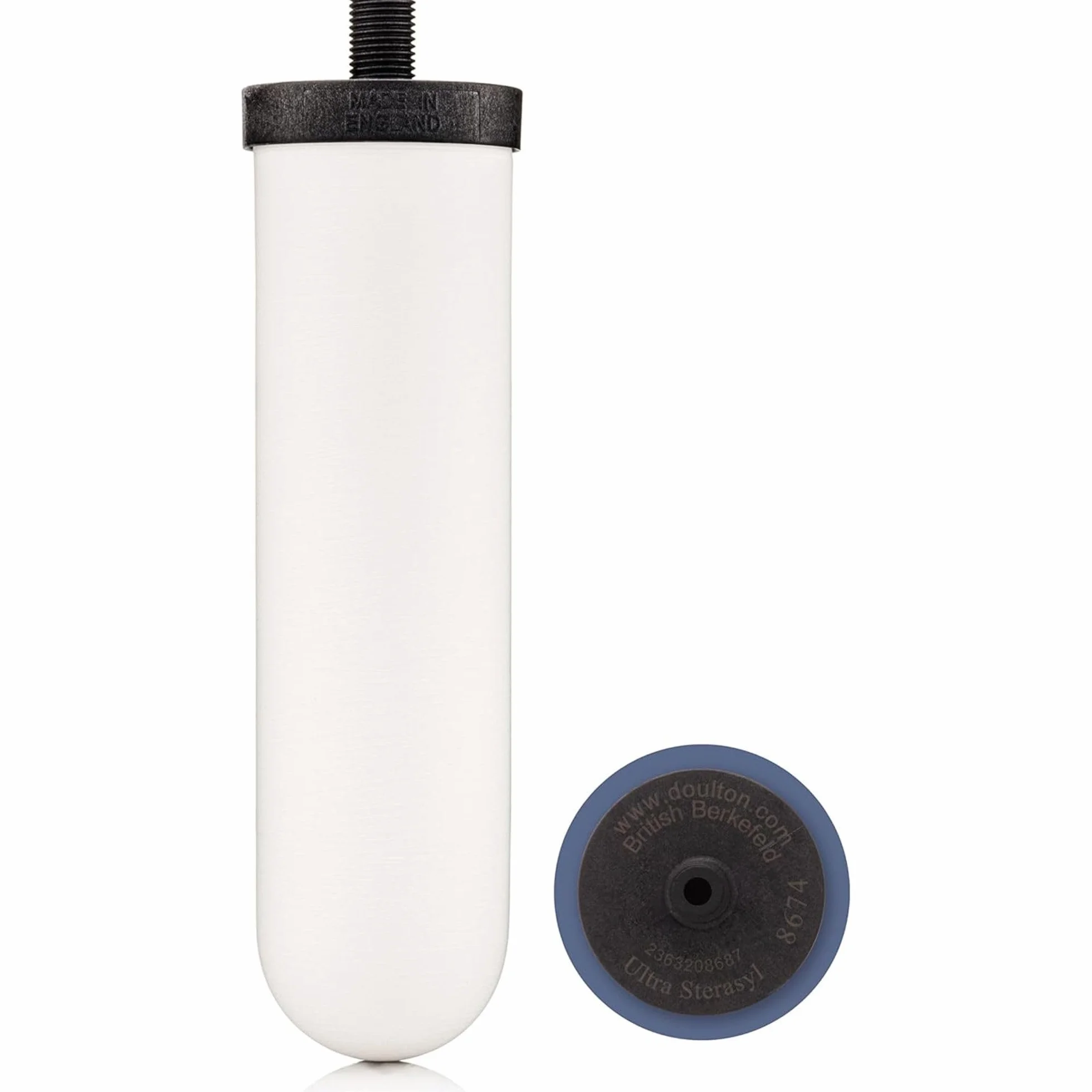 British Berkefeld Wkład Ceramiczny 7" Ultra Sterasyl Do Filtrów Grawitacyjnych | 4 Sztuki | Redukuje Zanieczyszczenia | Nadaje Się Do Wszystkich Pojemników Grawitacyjnych |Poprawia Smak|Certyfikat NSF