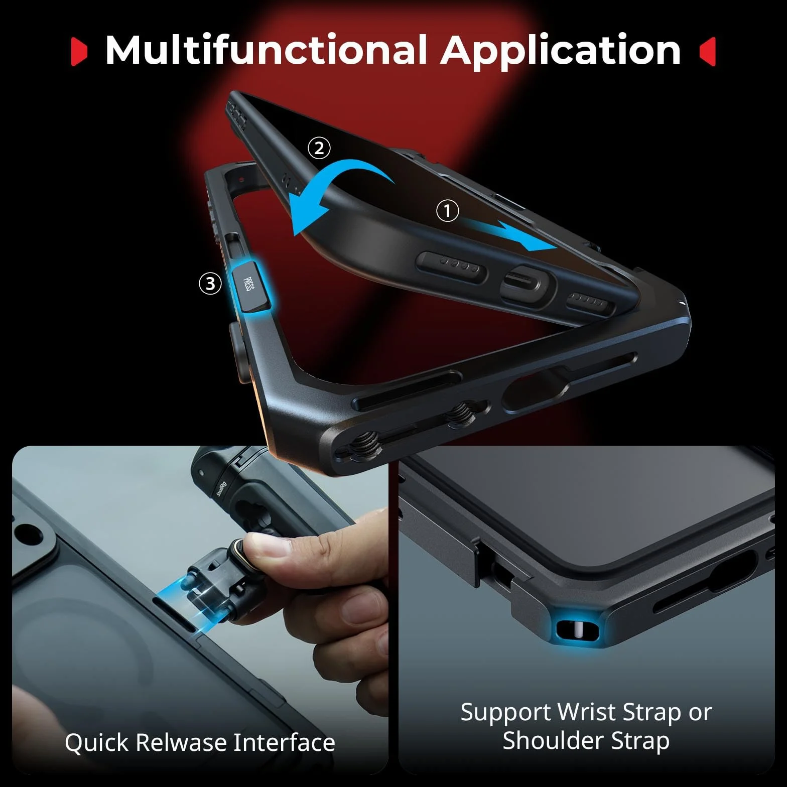 SMALLRIG Mobile Video Cage for iPhone 17 Pro Max Filmmaking Vlogging (Flagship Edition)