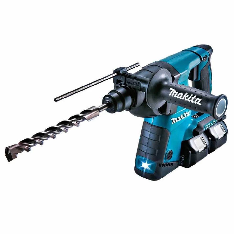 Makita DHR264Z Młot Udarowo-Obrotowy do SDS-Plus 2 x 18 V, Bez Akumulatora i Ładowarki, 18 V, Czarny, Niebieski