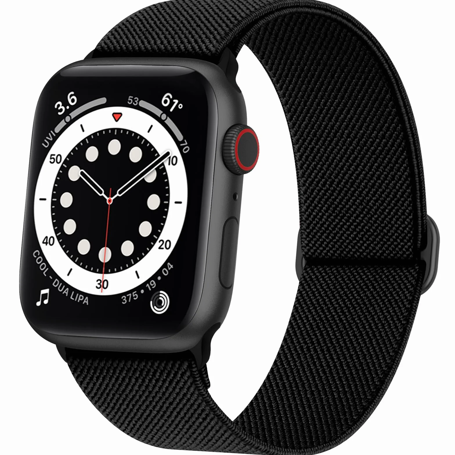 AMSKY Elastyczne nylonowe paski kompatybilne Apple Watch 40 44 45 41 42 38 49 mm iWatch Series 9 8 7 6 5 4 3 2 1 Se Ultra