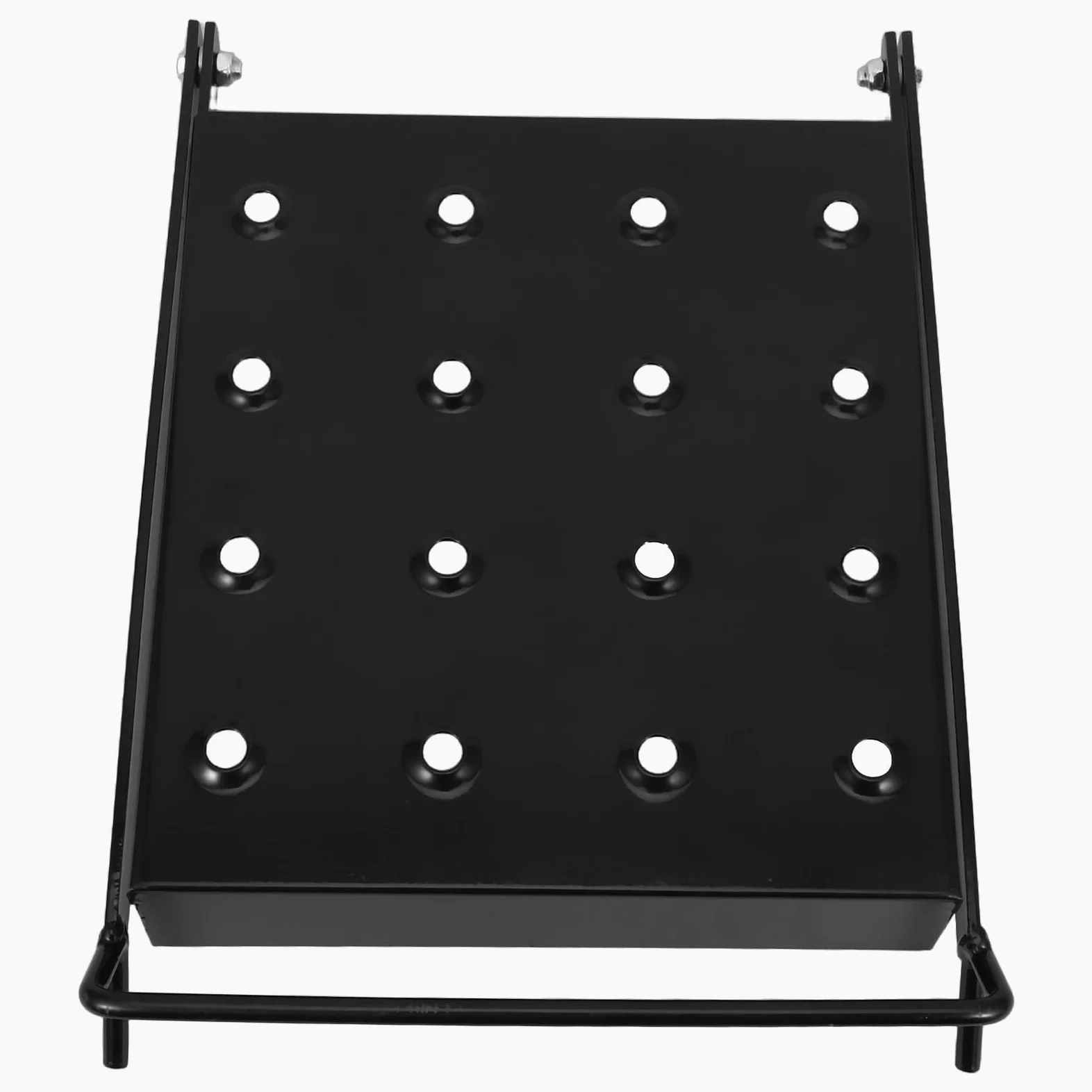 Plataforma de Trabajo Plegable para Escalera Exteble Portátil Soporte Anslizante de Hierro Negro 38X28 CM Banco o para Pintura y Bricolaje en Hogar y Desván