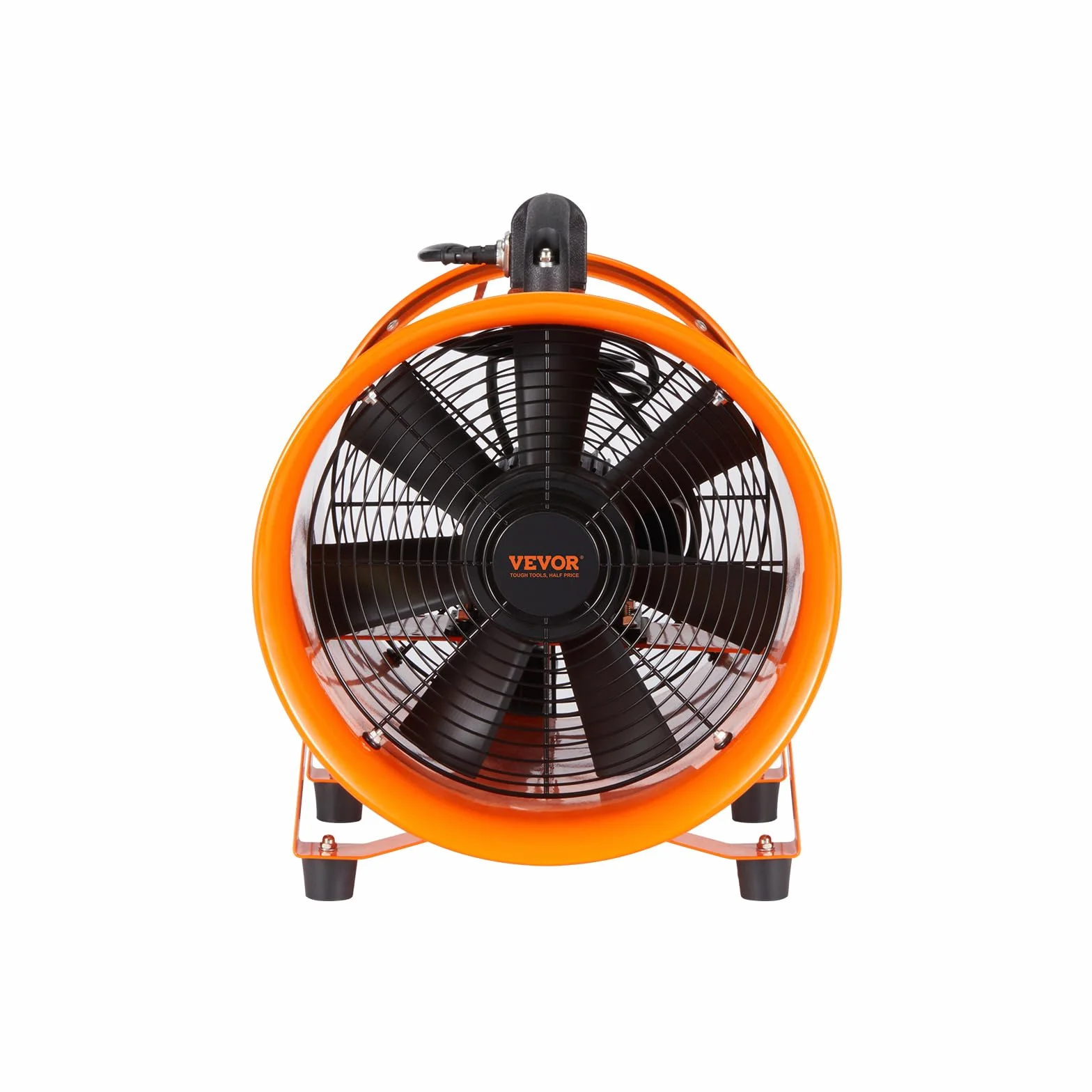 VEVOR Wentylator budowlany 255 W AC 1720 CFM dmuchawa osiowa z wężem 5 m