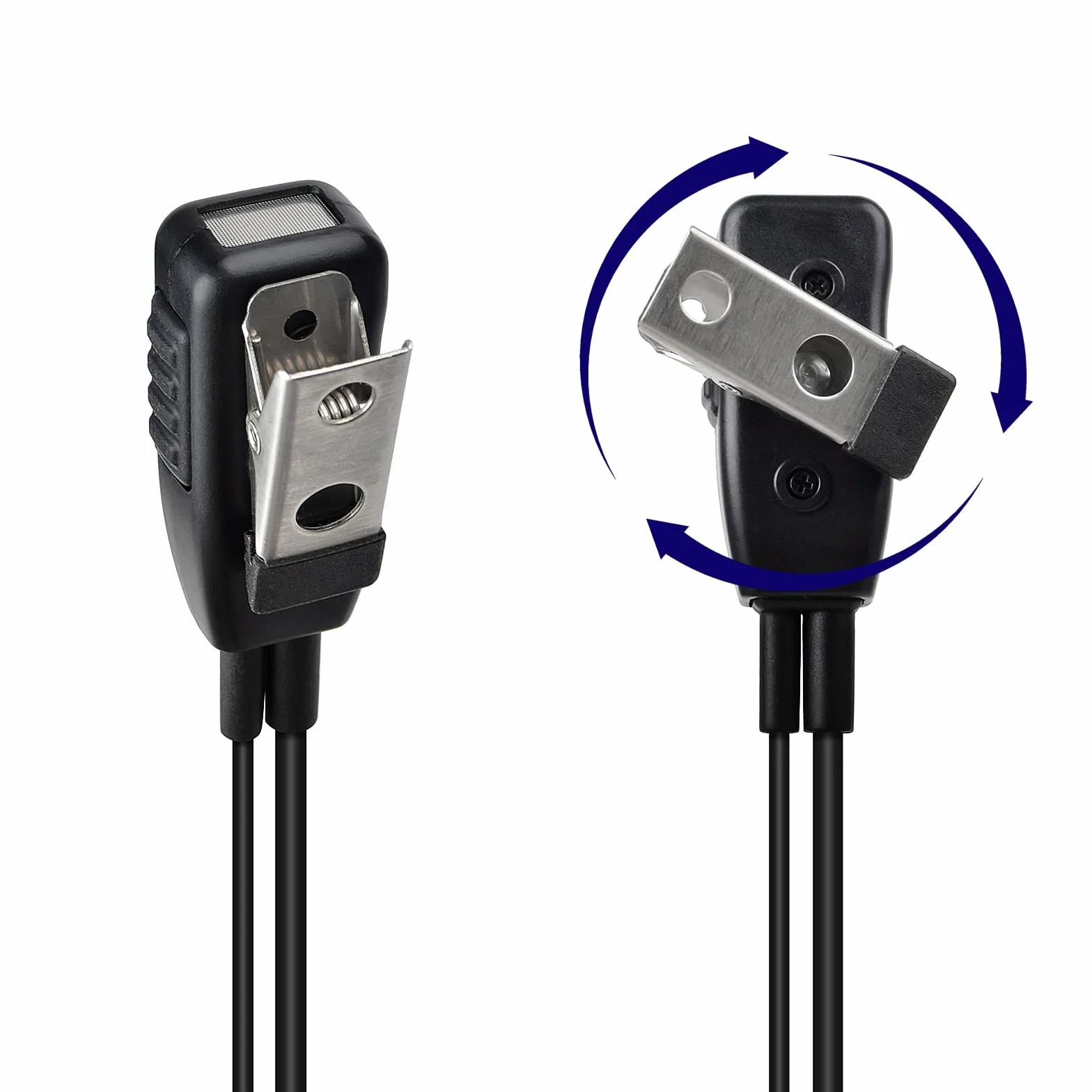 Słuchawki D-Shape PTT z Mikrofonem Kompatybilne z Motorola DP3400 DP3600 DP4400 DP4600 DP4800