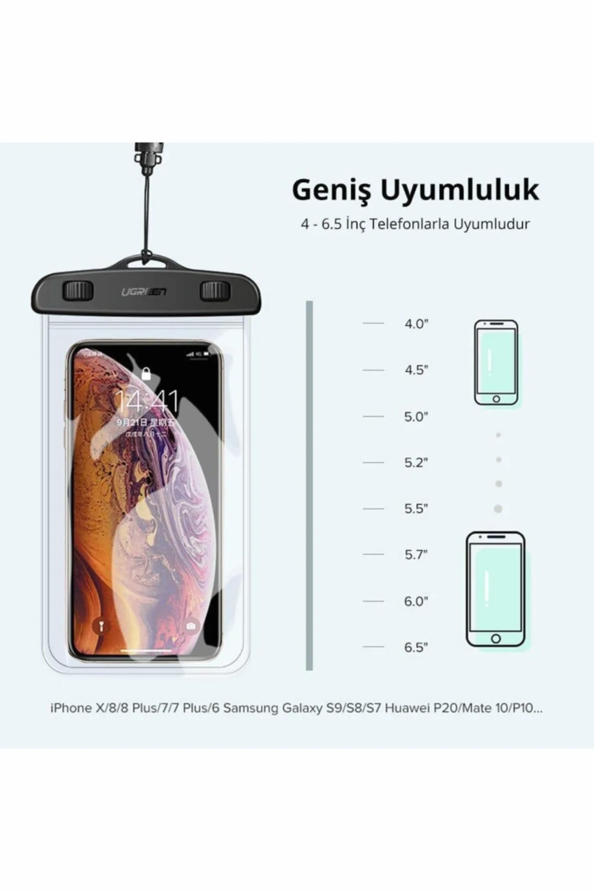 Ugreen Waterproof Case IPX8 Preto