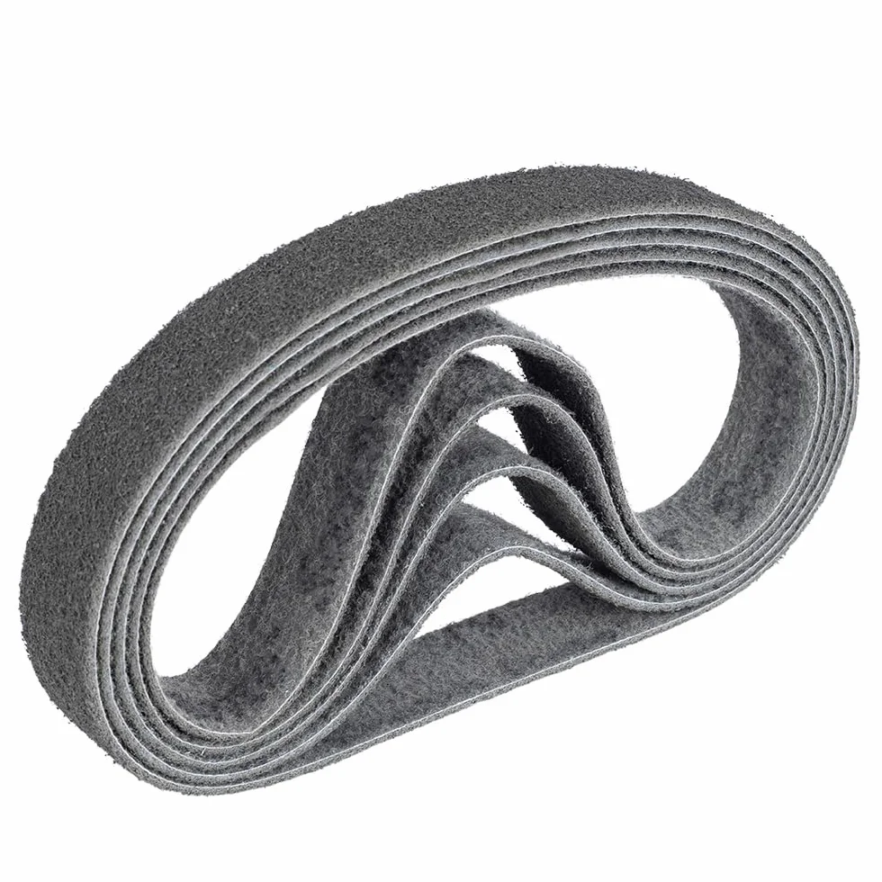 Wykonane z taśma szlifierska, taśma szlifierska, z włókniny, do szlifierki rurowej, szlifierki SC-BL 40 x 760 mm, 5 sztuk, zakres ziarnistości (stopień: super fine, kolor: zielony, ziarnistość: