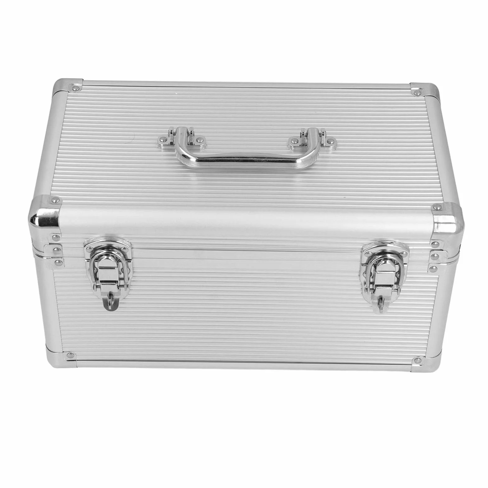 Generic Aluminiowa Walizka Wytrzymała Skrzynka Narzędziowa z blokadą Bezpieczeństwa dla Profesjonalistów Udźwig 40 Kg Czarny 1 Jednostka