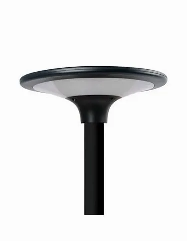 Czarna lampa solarna LED, ip65, 20 w 2300 im 4000 k