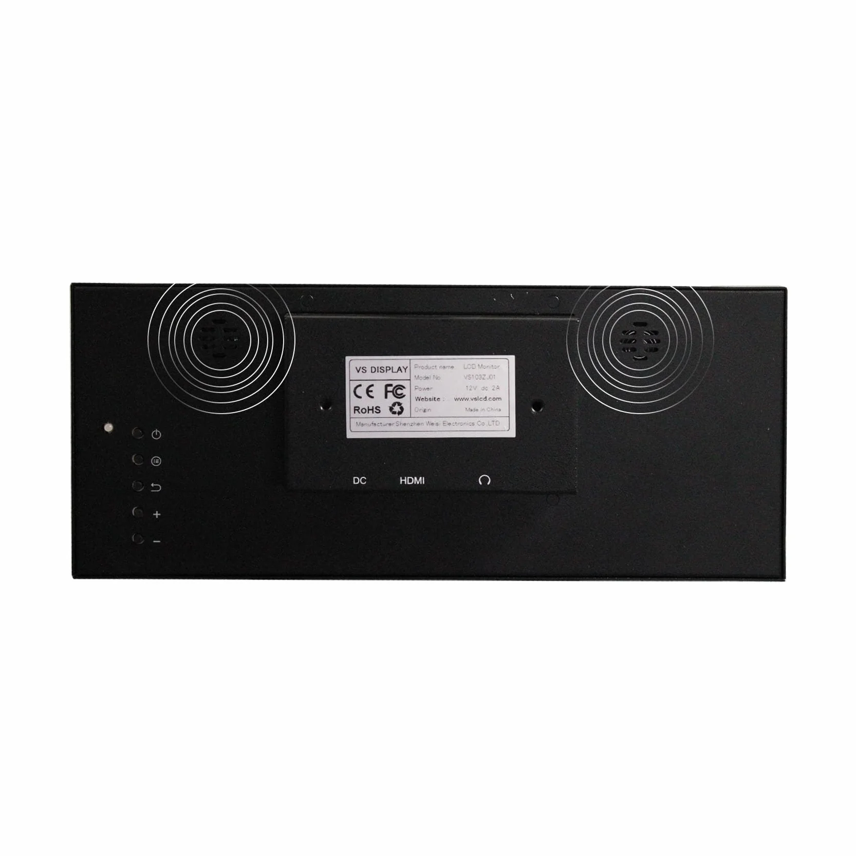 VSDISPLAY Przenośny Monitor Barowy 26,2 cm 10,3 cala 1920x720 850 nit IPS LCD