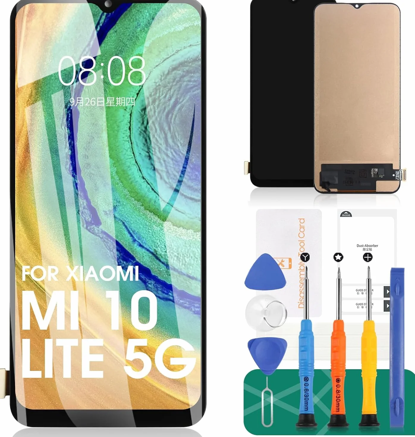 Wyświetlacz LCD TFT do Xiaomi Mi 10 Lite 5G zestaw naprawczy ekran dotykowy digitizer