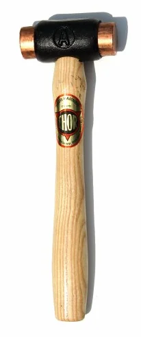 Thor Młotek miedziany 2,5 cm średnica tarczy z uchwytem 23 cm, TH04308