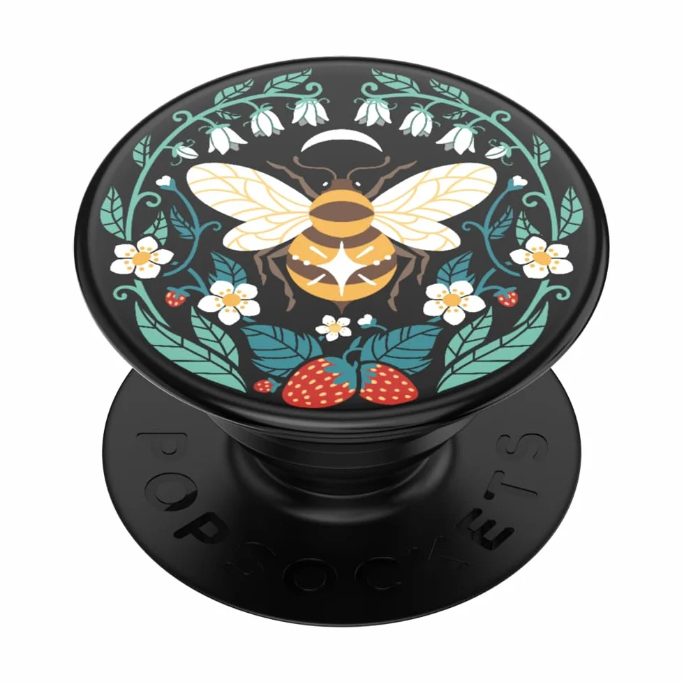 PopSockets PopGrip Rozkładany uchwyt podstawka do telefonów tabletów z wymiennymi krążkami PopTops Bee Boho