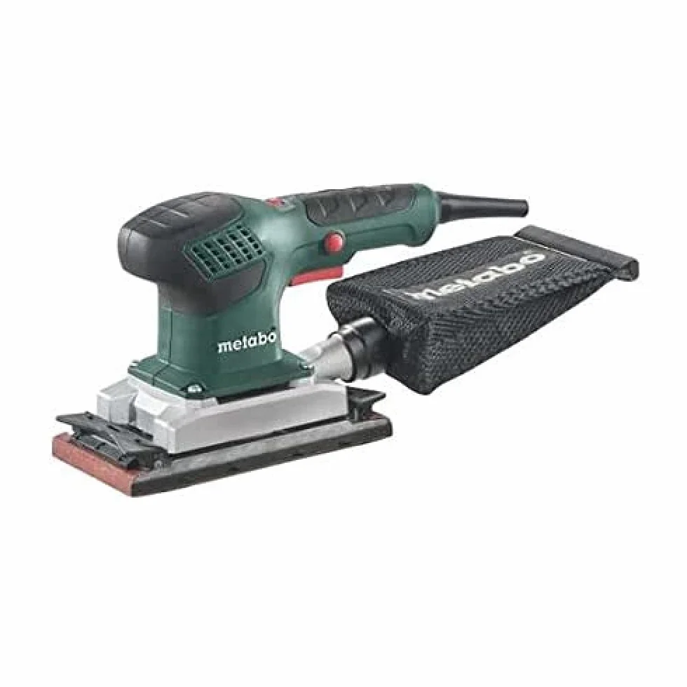 Metabo Sander SRE 3185 (600442000) karton, płyta szlifierska: 92 x 184 mm (1/3 arkusza), liczba drgań przy biegu jałowym: 8800 – 22300 /min, znamionowa moc poboru: 210 W