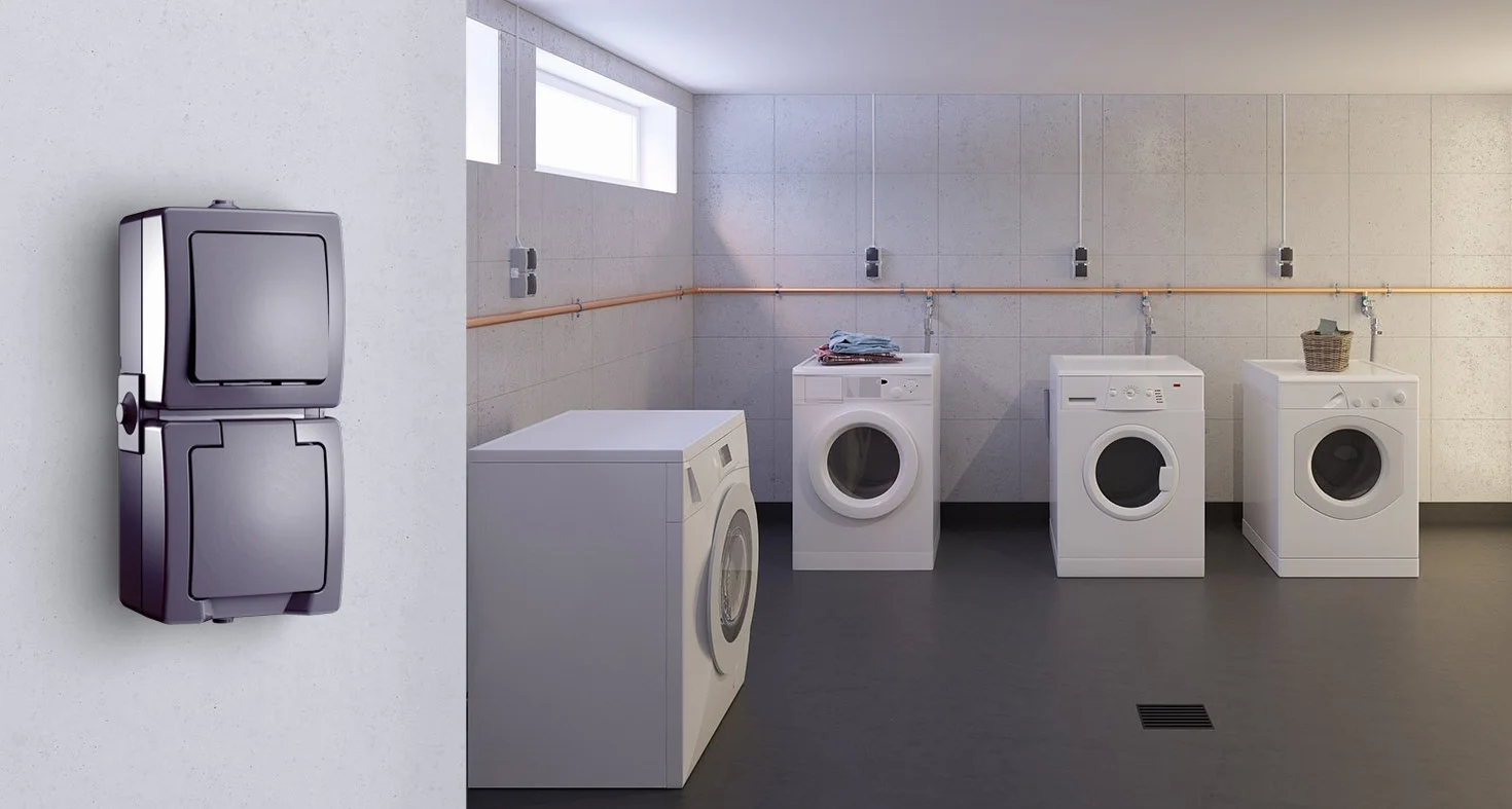 Kopp Nautic przełącznik kontrolny, natynkowy, do wilgotnych pomieszczeń, 250 V (10 A), IP44, antracyt, 566615003