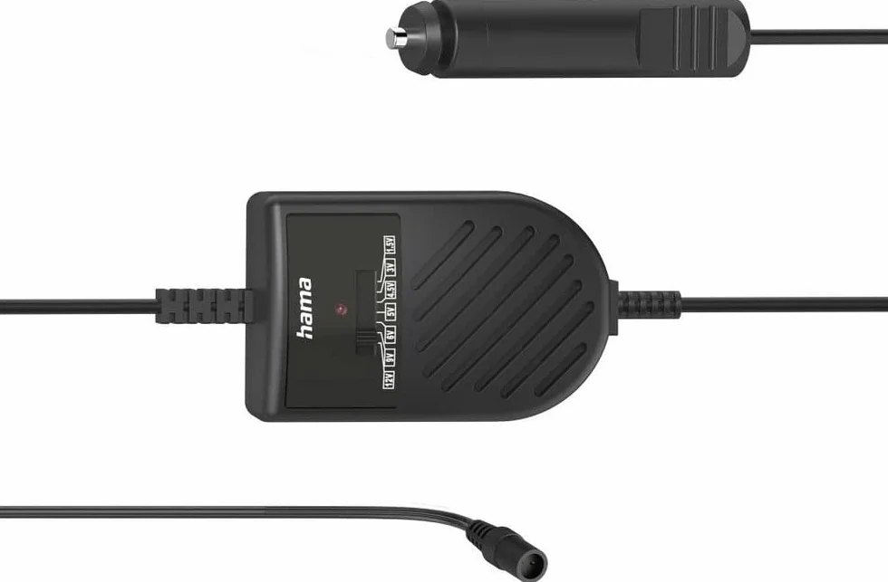 Hama Regulowany zasilacz samochodowy 3000 mA 36 W 12 V czarny