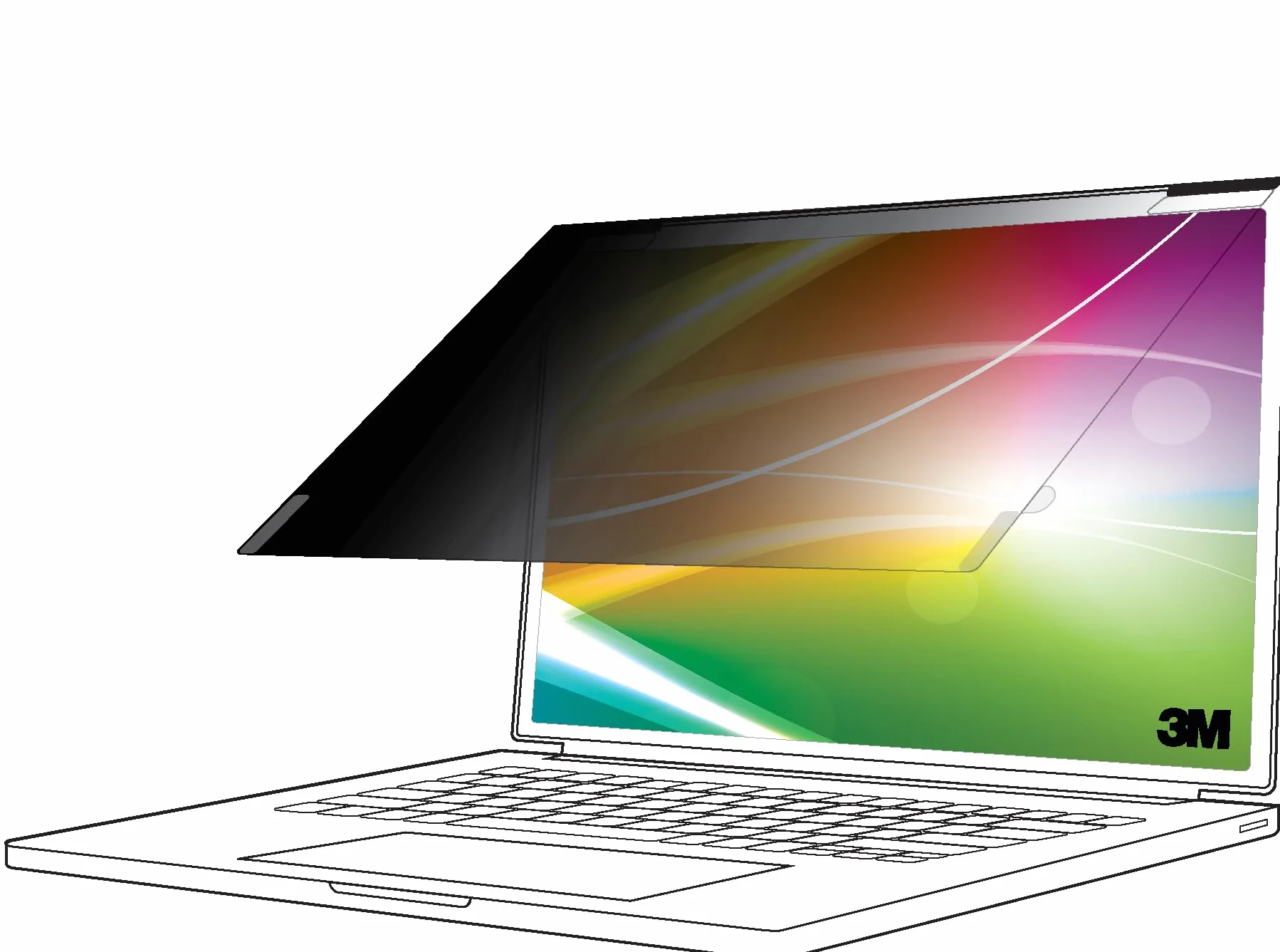 3M Jasny filtr prywatności do Apple MacBook Air 13 2018-20, 16:10, BPNAP001