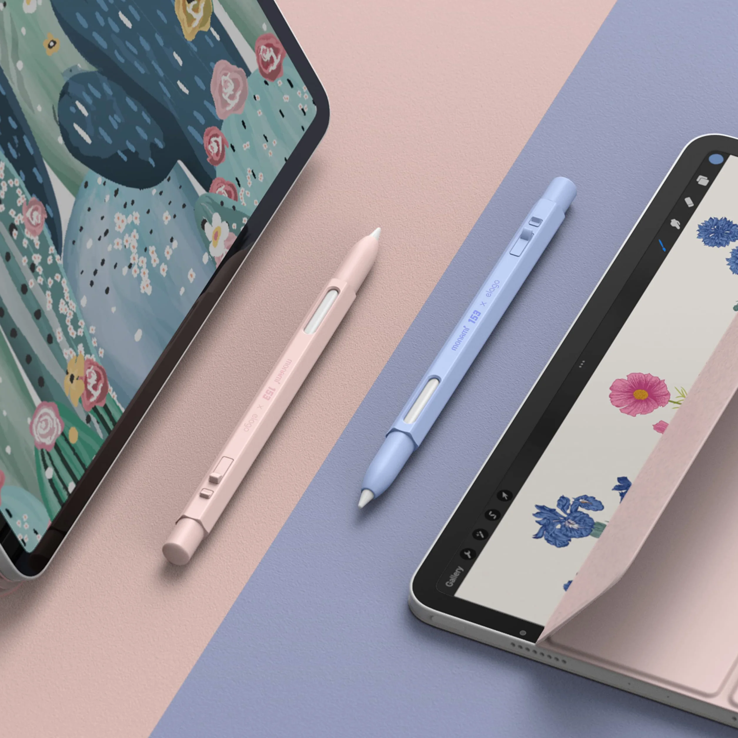 elago MONAMI Piórnik kompatybilny z Apple Pencil 2. generacji, silikon, ładowanie magnetyczne, fioletowy