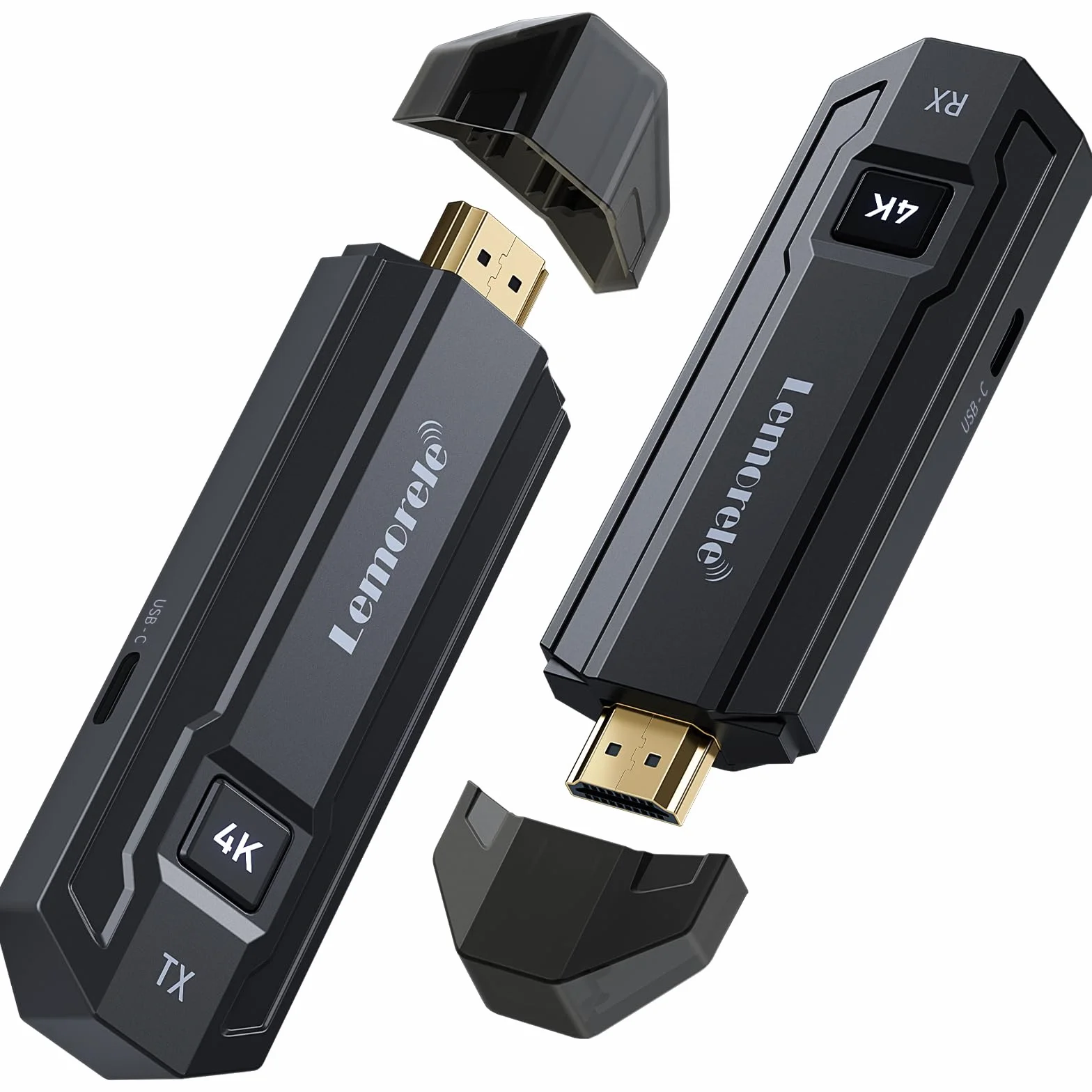 Lemorele Bezprzewodowy Transmiter i Odbiornik 4K HDMI 5G, 8 TXS do 1 RX