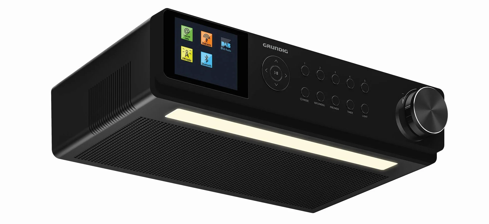 Grundig GKR1060 Radio kuchenne, Czarny