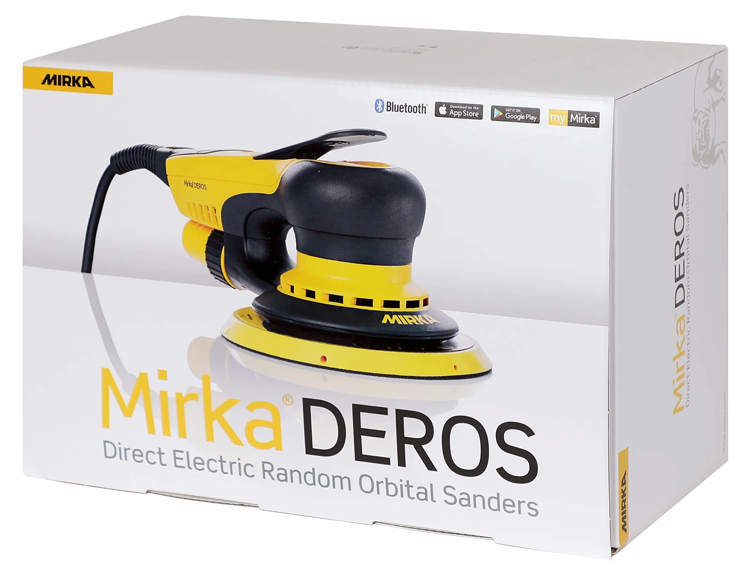 Mirka DEROS 550CV / Szlifierka mimośrodowa z centralnym odsysaniem i rzepem/do papieru ściernego Ø 125mm / suw 5,0mm / MID5502022