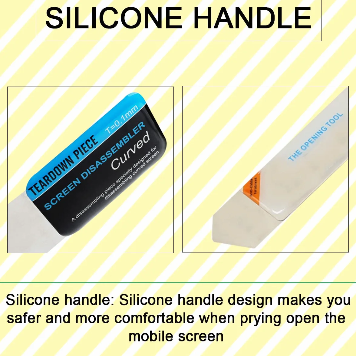 Profesjonalny spudger ze stali nierdzewnej 0,1 mm do naprawy LCD Samsung iPad laptop