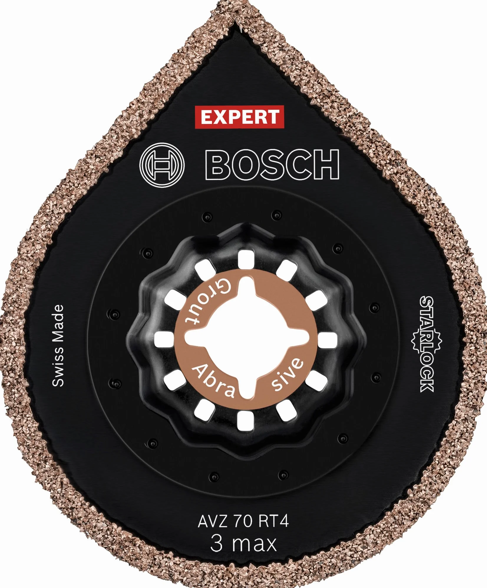 Bosch Professional 1x Płyty do spoin EXPERT 3 max AVZ 70 RT4 (do Moździerz, Moździerz, Ø 70 mm, Akcesoria Narzędzie wielofunkcyjne)