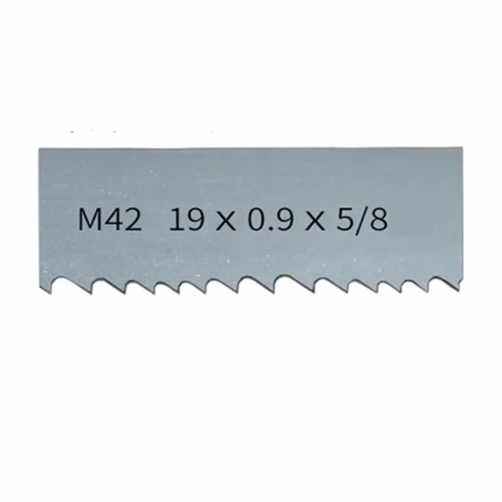 Brzeszczot do piły taśmowej, 5-8T M42 Bimetal 2360 2362 2400 2460mm brzeszczot, 3/4 ''cięcie metalu brzeszczoty do pił taśmowych, bimetaliczny brzeszczot do cięcia metalu narzędzie(2360mm)