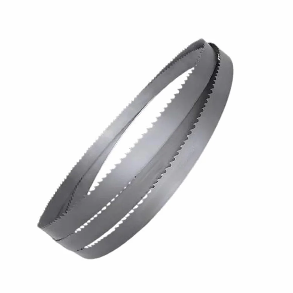 Brzeszczot do piły taśmowej, 5-8T M42 Bimetal 2360 2362 2400 2460mm brzeszczot, 3/4 ''cięcie metalu brzeszczoty do pił taśmowych, bimetaliczny brzeszczot do cięcia metalu narzędzie(2360mm)