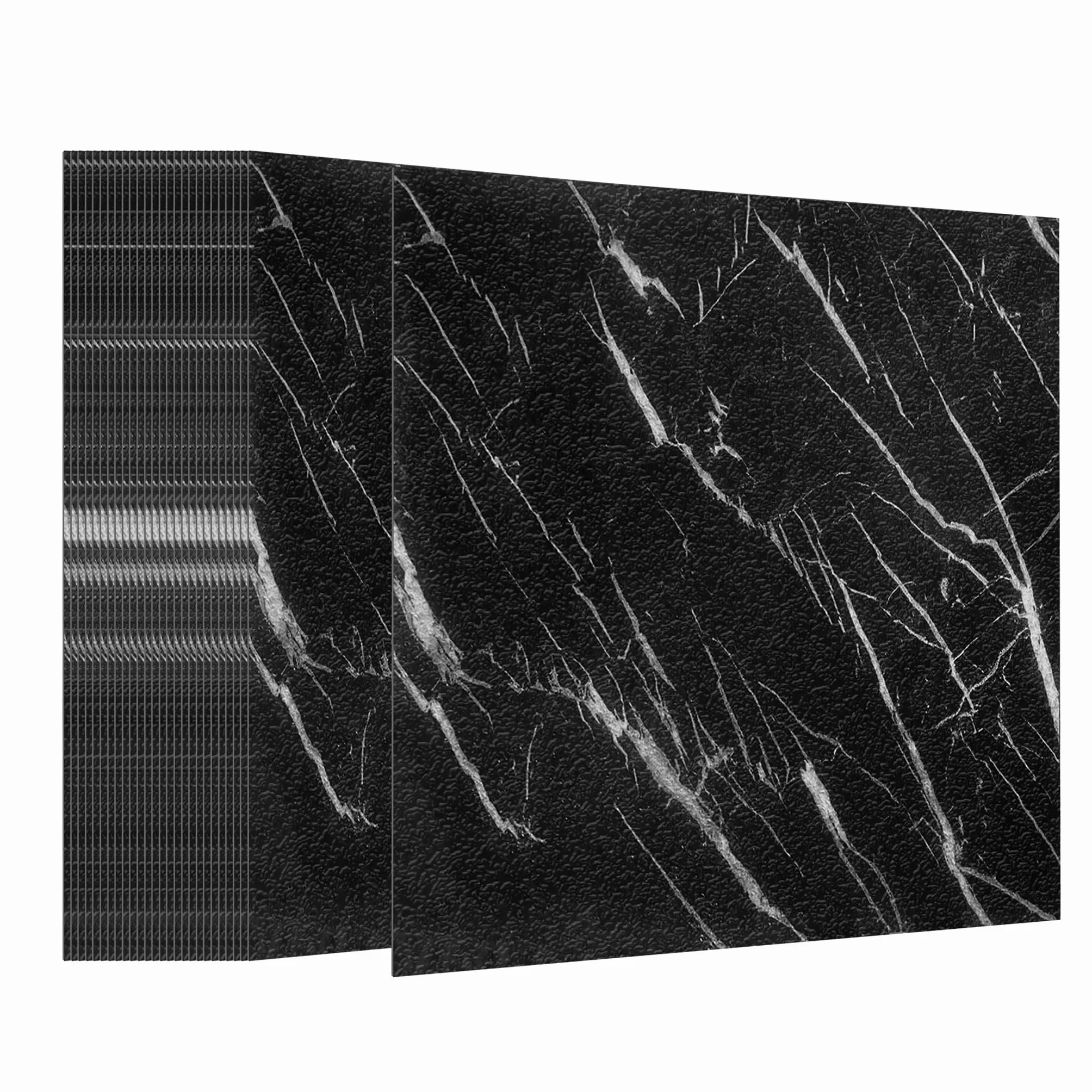 FIVMEN Wykładzina podłogowa z PCW 30 x 30 cm, 27 sztuk podłóg samoprzylepnych, samoprzylepnych, płytek podłogowych, wodoodporna, antypoślizgowa, do salonu, kuchni, łazienki (7211-1, 2,5㎡)
