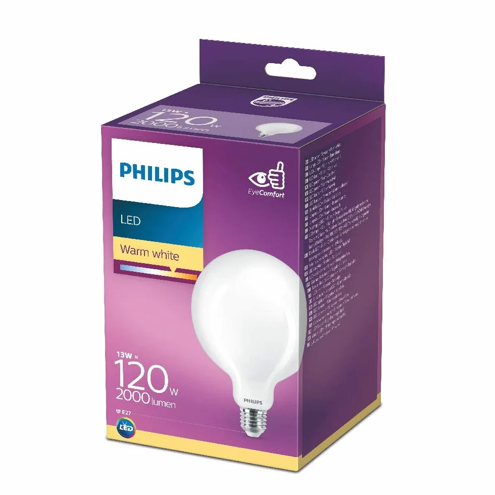 Philips 76481400 Żarówka Led, Ciepła Biel, E27