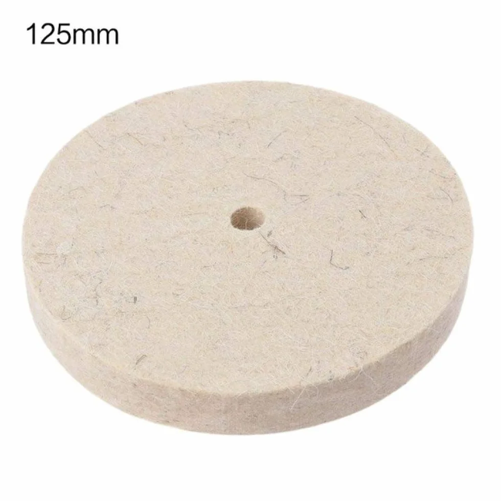 Tarcze polerskie， 1 szt. Wiertarka tarcza szlifierska tarcza polerska filcowa podkładka polerska tarcza ścierna do szlifierki stołowej narzędzie obrotowe(125Mm)