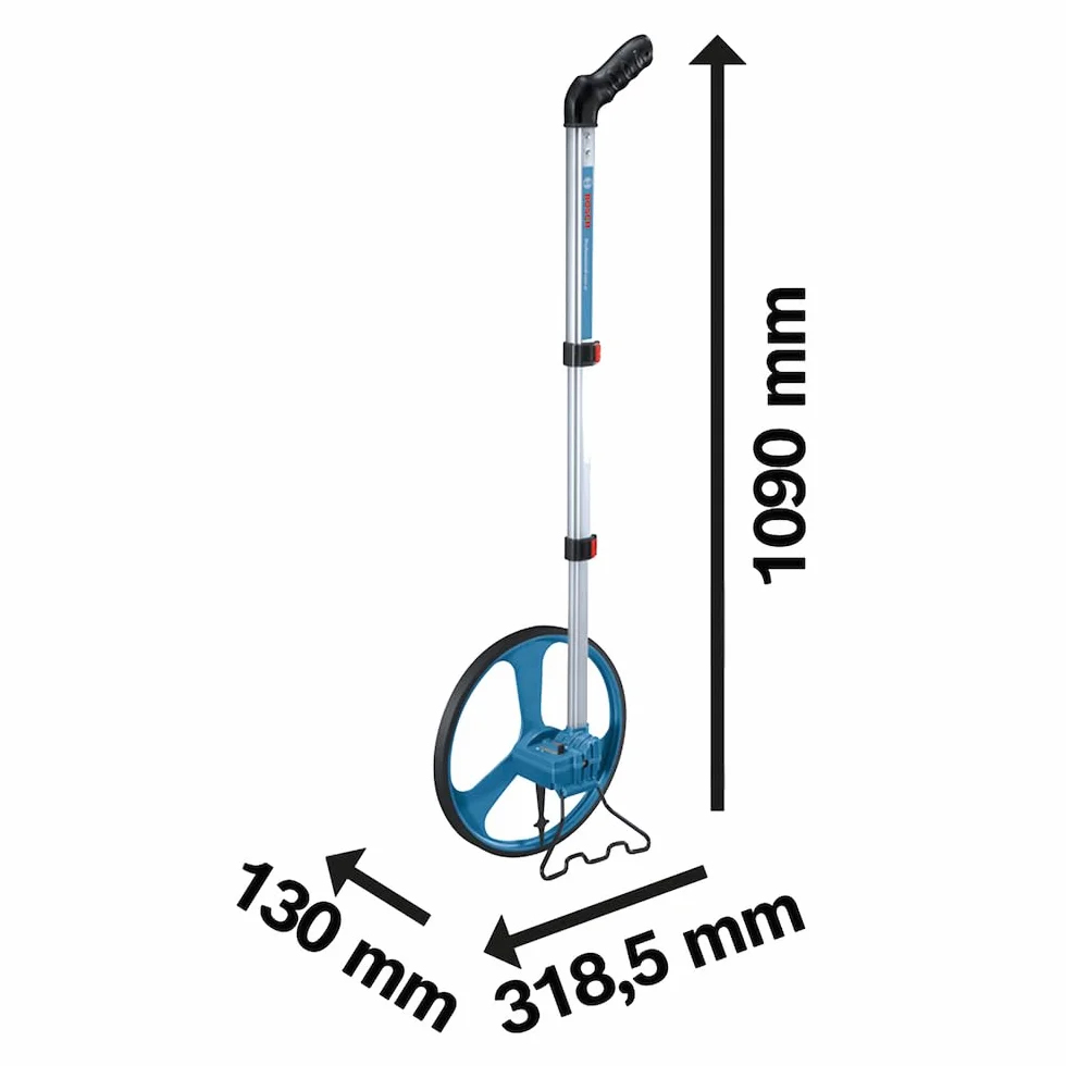 Bosch Professional Drogomierz GWM 32 (średnica koła: 31,85 cm, obwód: 1 m, zasięg: 9999,9 m)