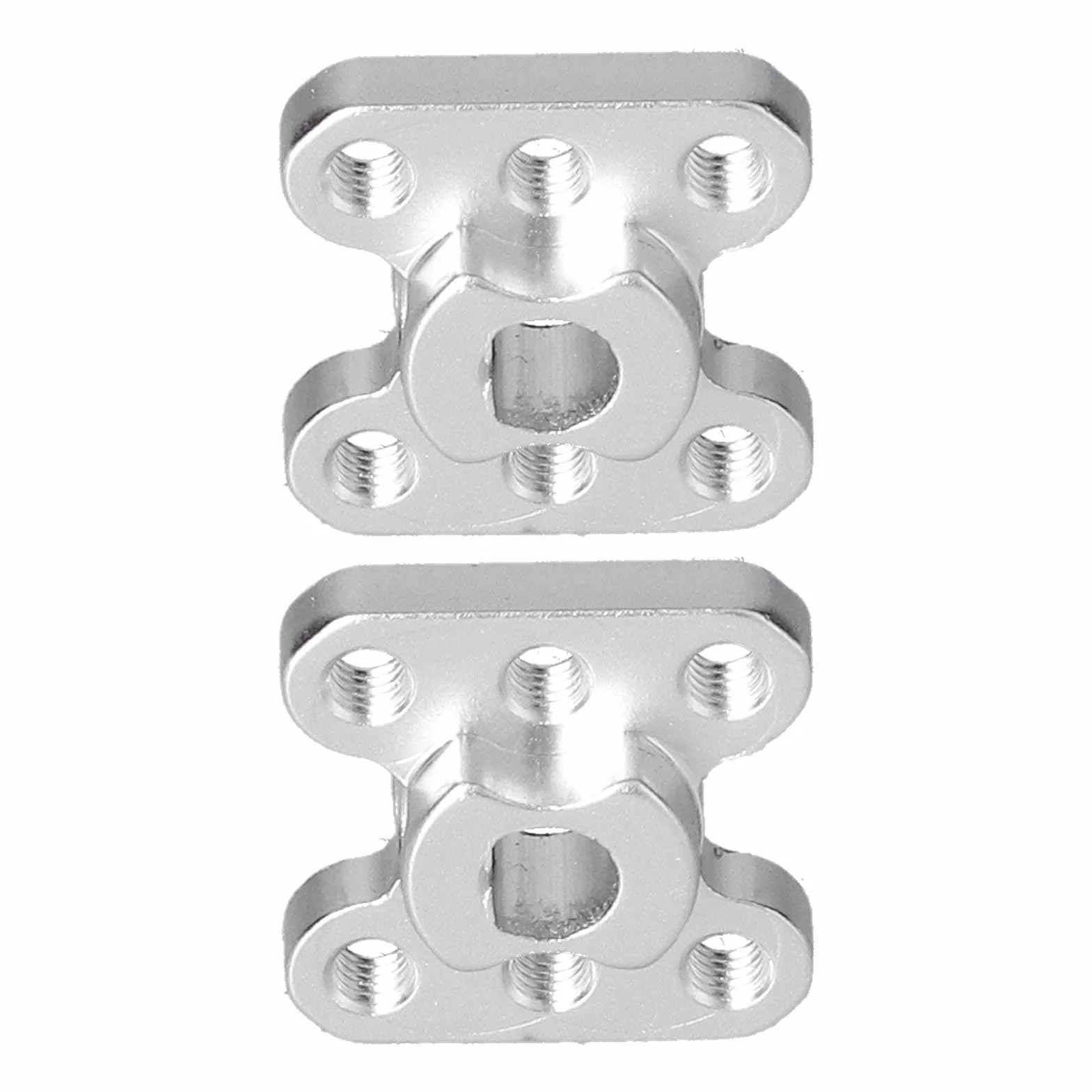 2 Sztuk Sprzęgło Kołnierzowe ze Stopu Aluminium 6mm D Otwór Lekki Sprzęgło Kołnierzowe Złącze łożyska Złączki Złącze Silnika