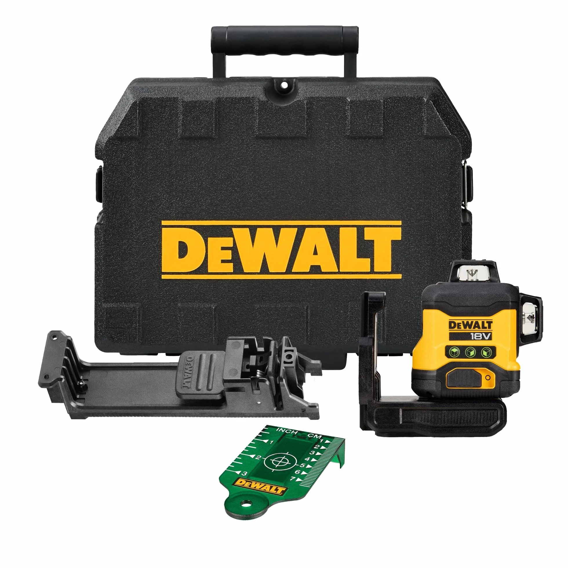 DEWALT DCLE34031N-XJ 18v Compact 3x360 zielony laser - gołe urządzenie
