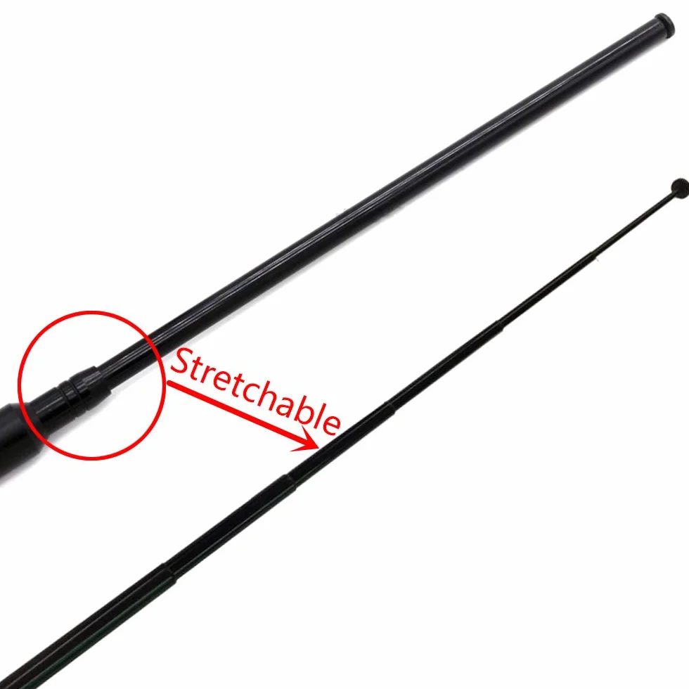 RH-660S antena SMA teleskopowa z mocowaniem żeńskim SMA-F 144 / 430MHz dwupasmowa do radiostacji Kenwood Baofeng Puxing Walkie Talkie