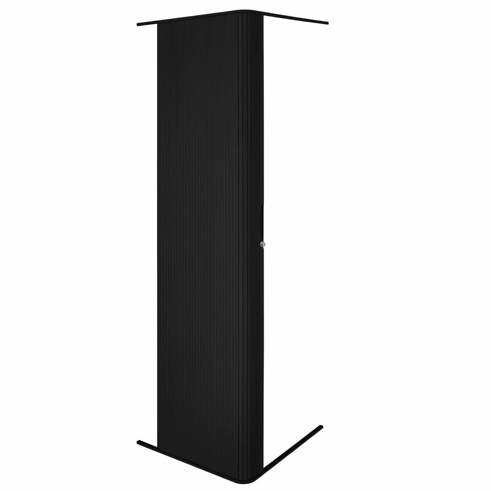 Tambour drzwi do kabiny prysznicowej, czarne, 2000 mm x 600 mm, zamykane zamknięcie, 2 x klucze, wodoodporne kampera, kampera, kampera, zestaw gąsienic elastycznych, przycinana obudowa przesuwna, klej