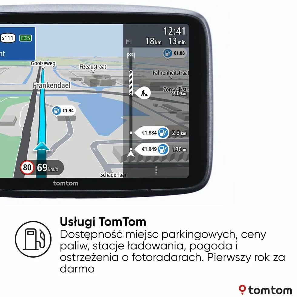 TomTom GO Superior nawigacja GPS 7 cali HD TomTom Traffic mapy Świata WiFi