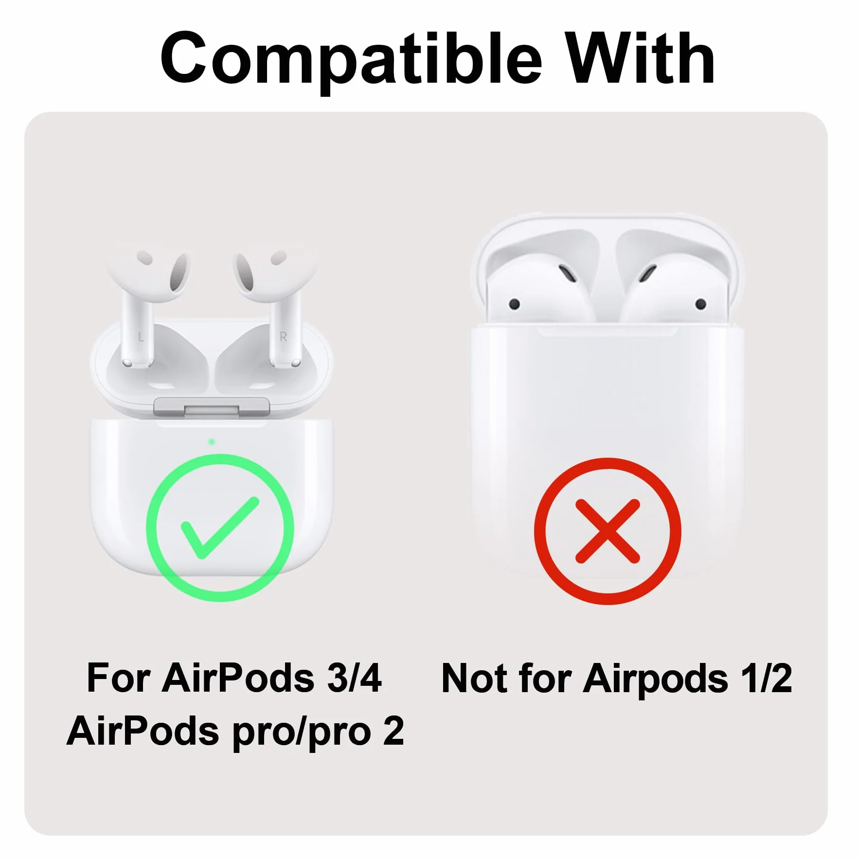 Silikonowe zaczepy na uszy do AirPods Pro 2, AirPods Pro, AirPods 3, antypoślizgowe akcesoria sportowe (czarne)