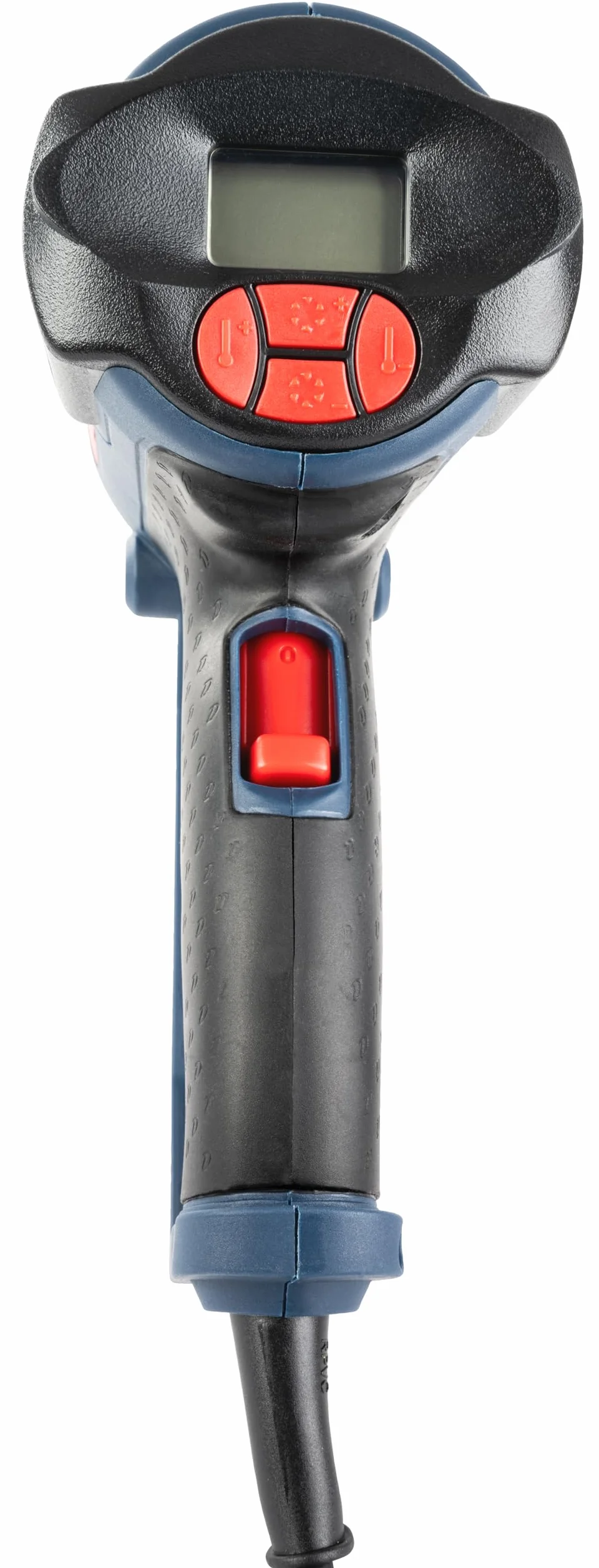 Güde 58121 HLG 650-2000 LCD dmuchawa na gorące powietrze pistolet (wskaźnik temperatury LED, 50-650°C, 4 dysze nasadkowe, 2000 W)