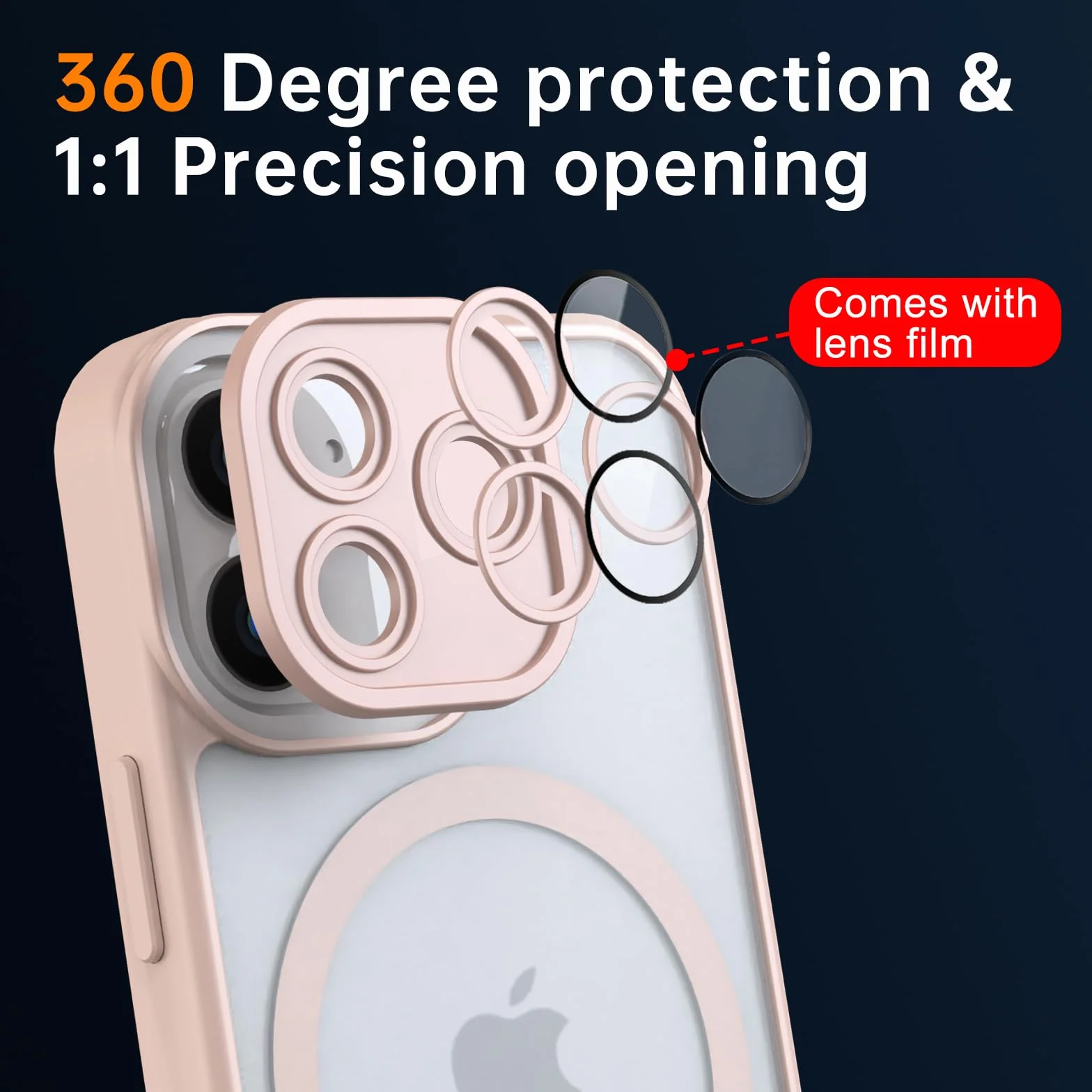 Nupcknn Etui magnetyczne do iPhone 14 Pro, z Magsafe (najwyższa ochrona wojskowa i siła magnetyczna), etui na telefon komórkowy do iPhone 14 Pro, przezroczyste, matowe, cienkie, odporne na uderzenia