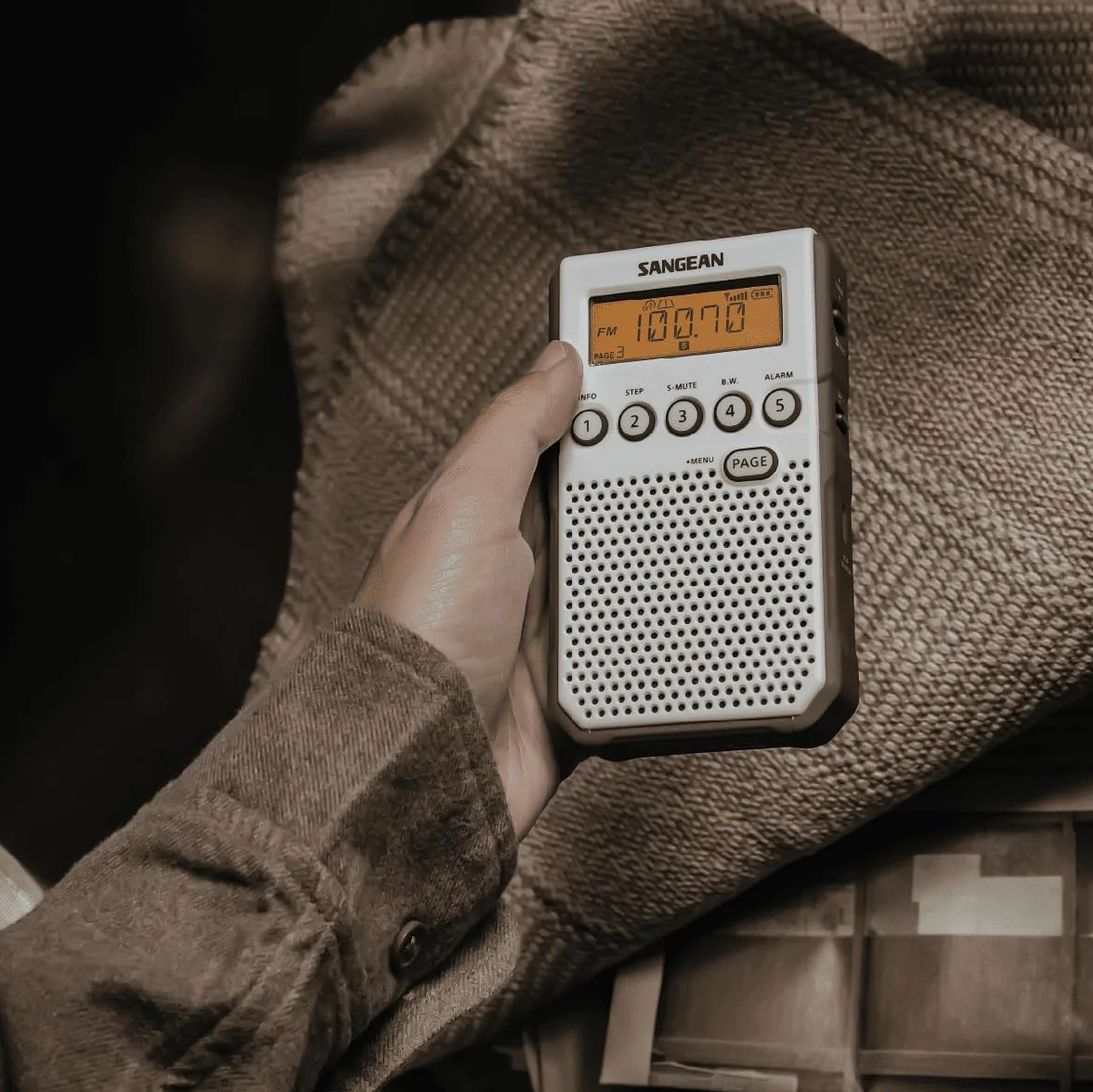 Sangean DT 800 biały + BATT