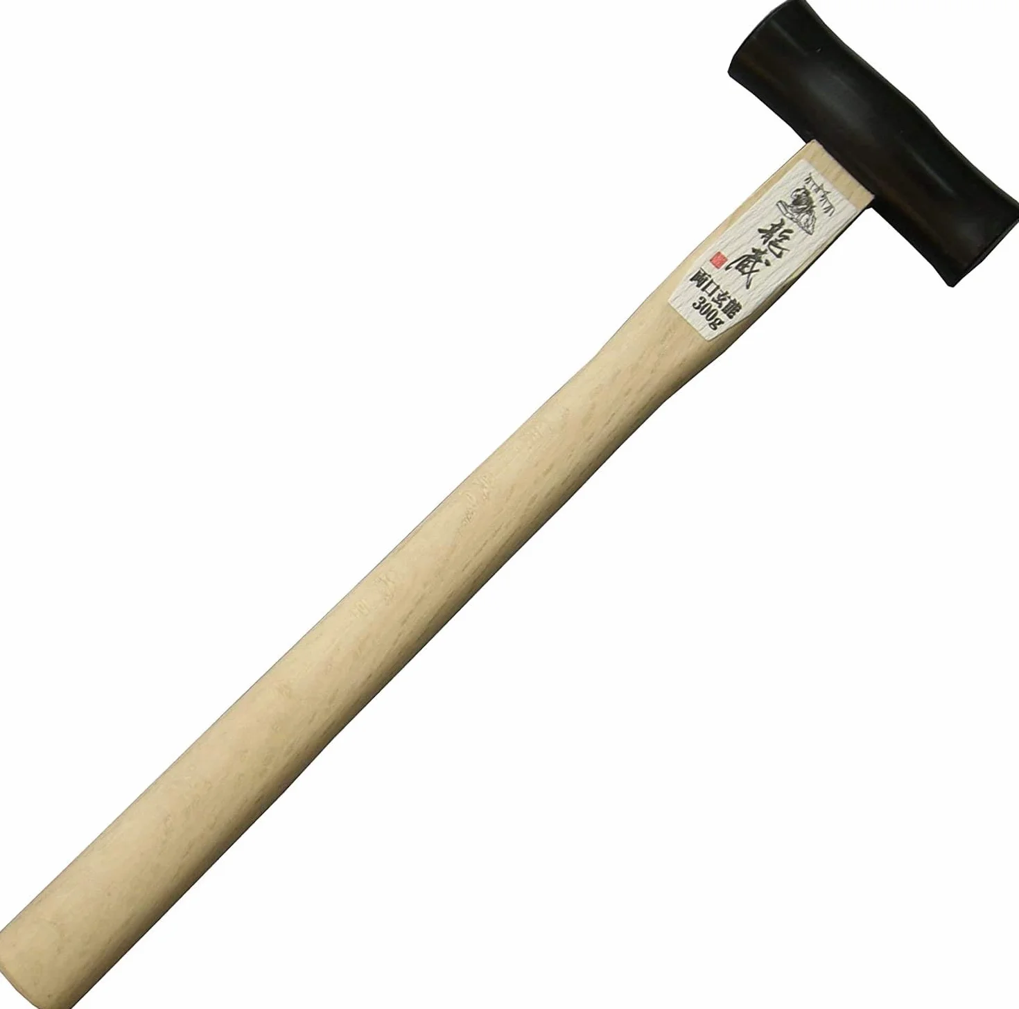 KAKURI Młot dłutowy 10,5 uncji / 300 g, japoński młot do obróbki drewna GENNO do dłuta, samolotu, gwoździa, młotka Seldge, drewniany uchwyt, wyprodukowany w Japonii