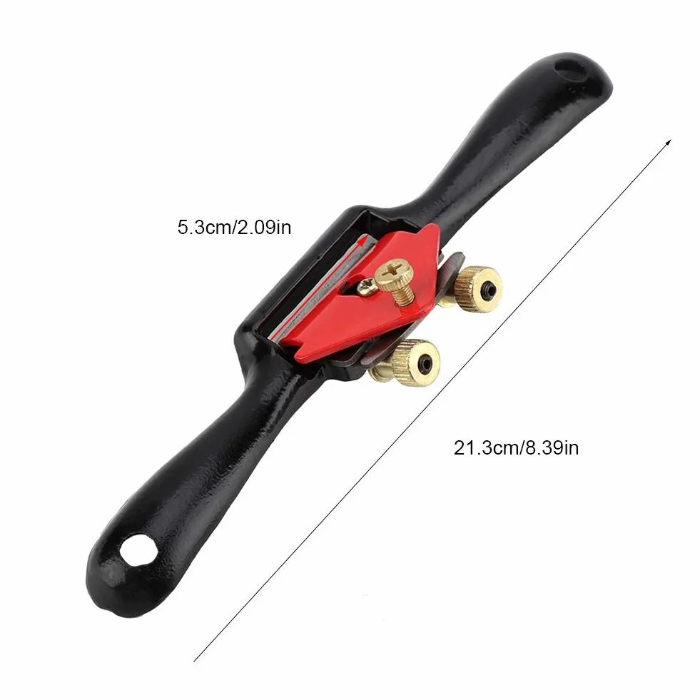 9 cal/215 MM strugarka do obróbki drewna regulowane ręczne narzędzie do cięcia drewna ze śrubą narzędzia stolarskie strugarka do drewna krawędzi samolot mówił do golenia
