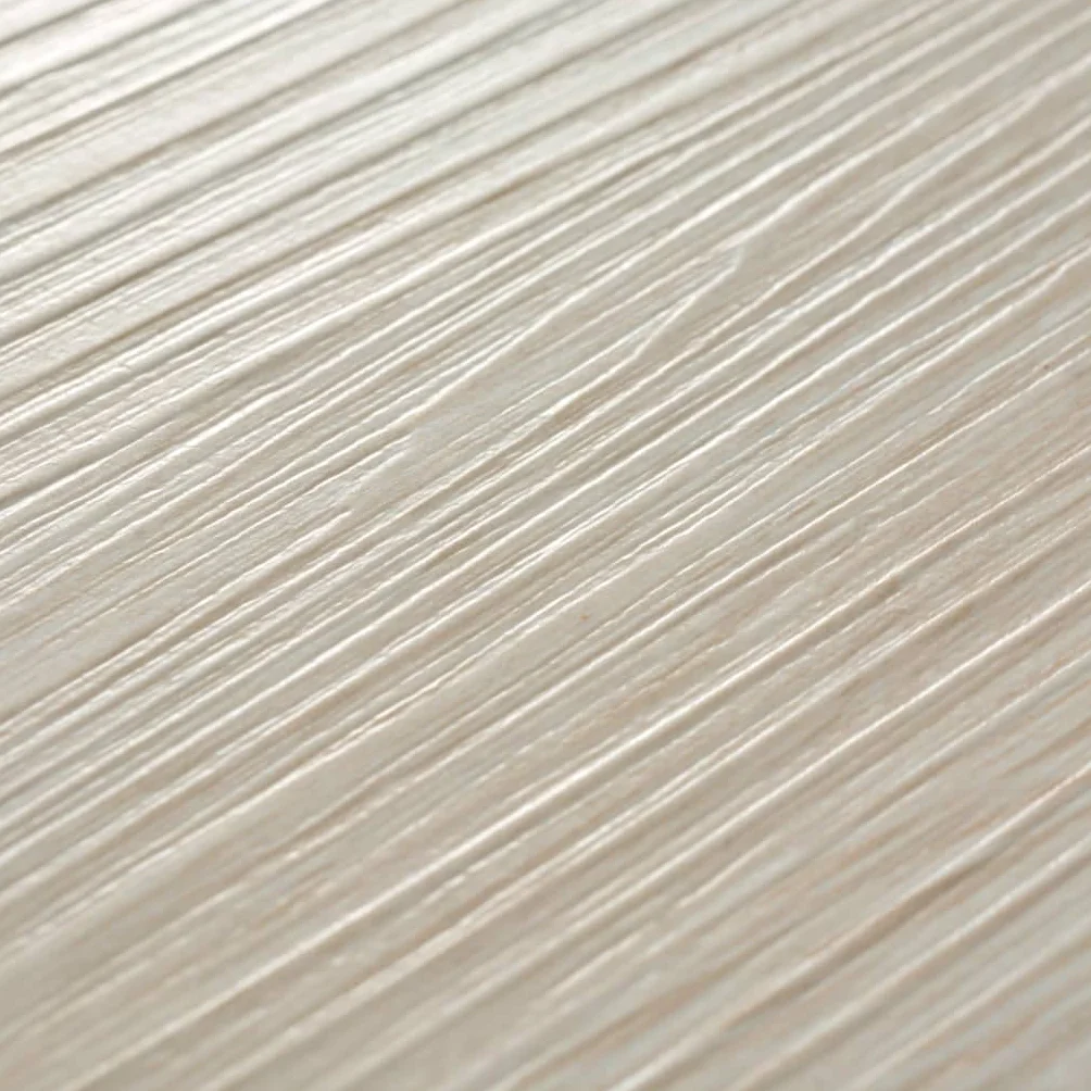 Materiały budowlane, wykładziny podłogowe i dywanSamoprzylepne deski podłogowe z PCW 2,51 m² 2 mm dąb klasyczny biały