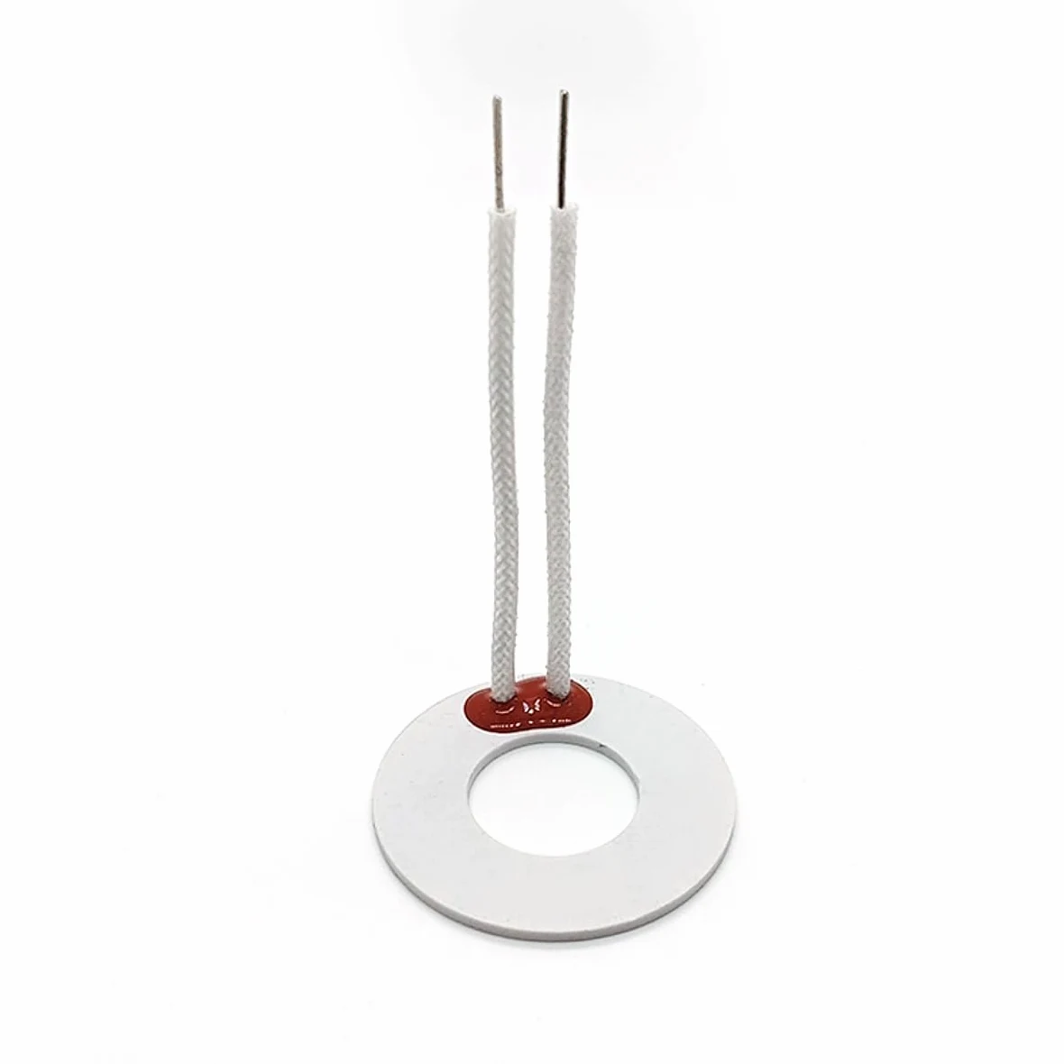 5Pcs Alumina Ceramic Heating Ring 92-96% Al2O3 High Temp Metal Ceramics Heater Elements(6x40mm 12V)