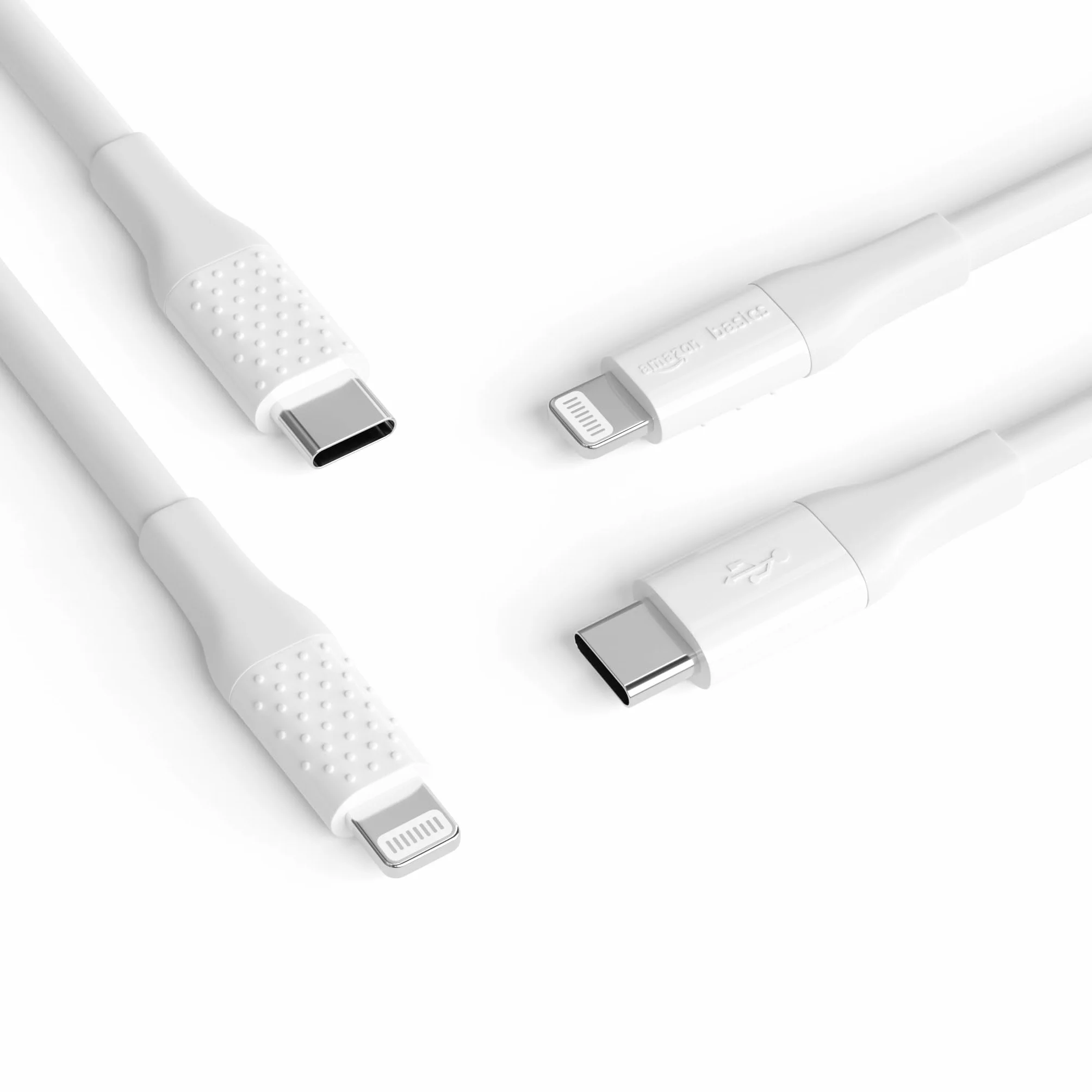 Amazon Basics Kabel USB-2.0 typu C na Lightning (certyfikat MFi), 3 m, biały